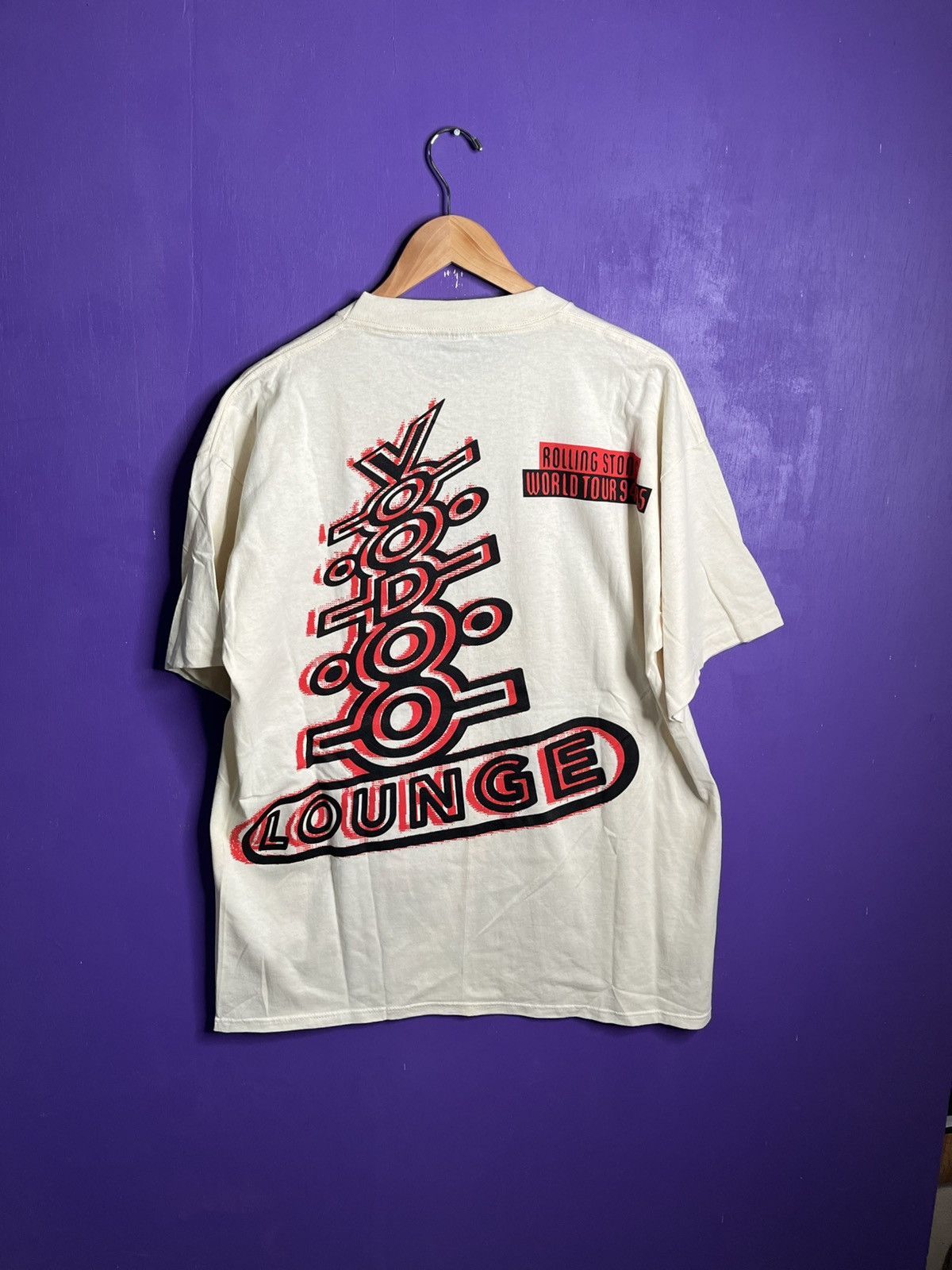 Band Tees × Vintage Vintage 94/95 Rolling Stones voodoo lounge big print t-shirt Size US XL / EU 56 / 4 - 2 Thumbnail
