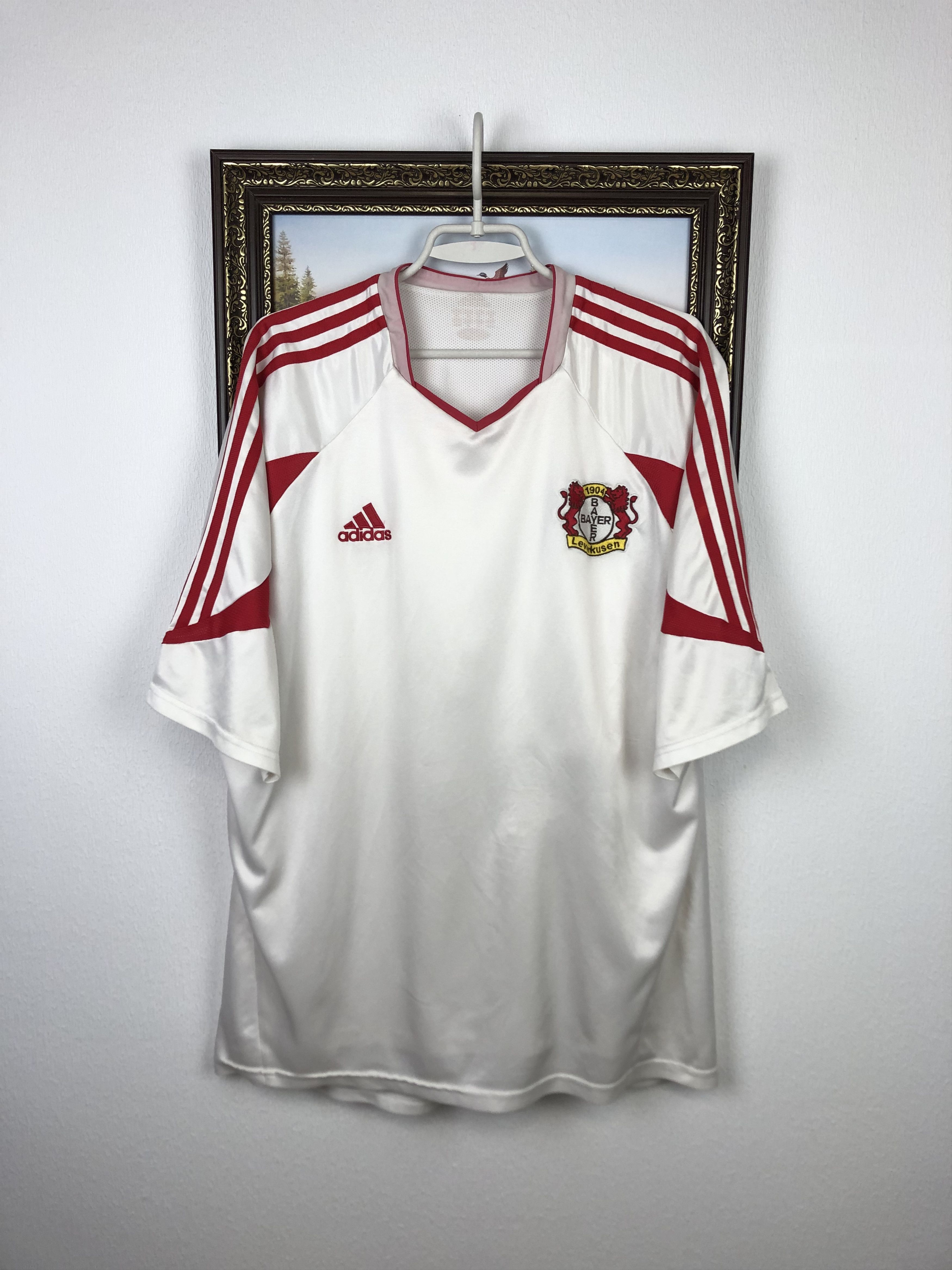 Adidas Bayer 04 Leverkusen football shirt 2003 Soccer Tee Hype Size US XL / EU 56 / 4 - 1 Thumbnail