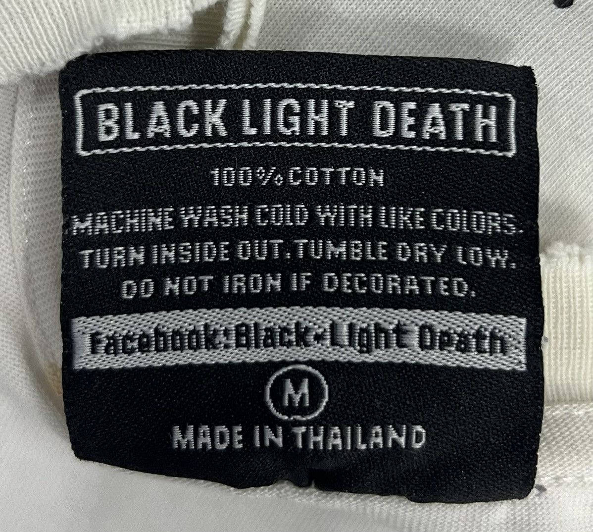 Japanese Brand × Vintage VINTAGE BLACK LIGHT DEATH SHIRT Size US M / EU 48-50 / 2 - 10 Thumbnail