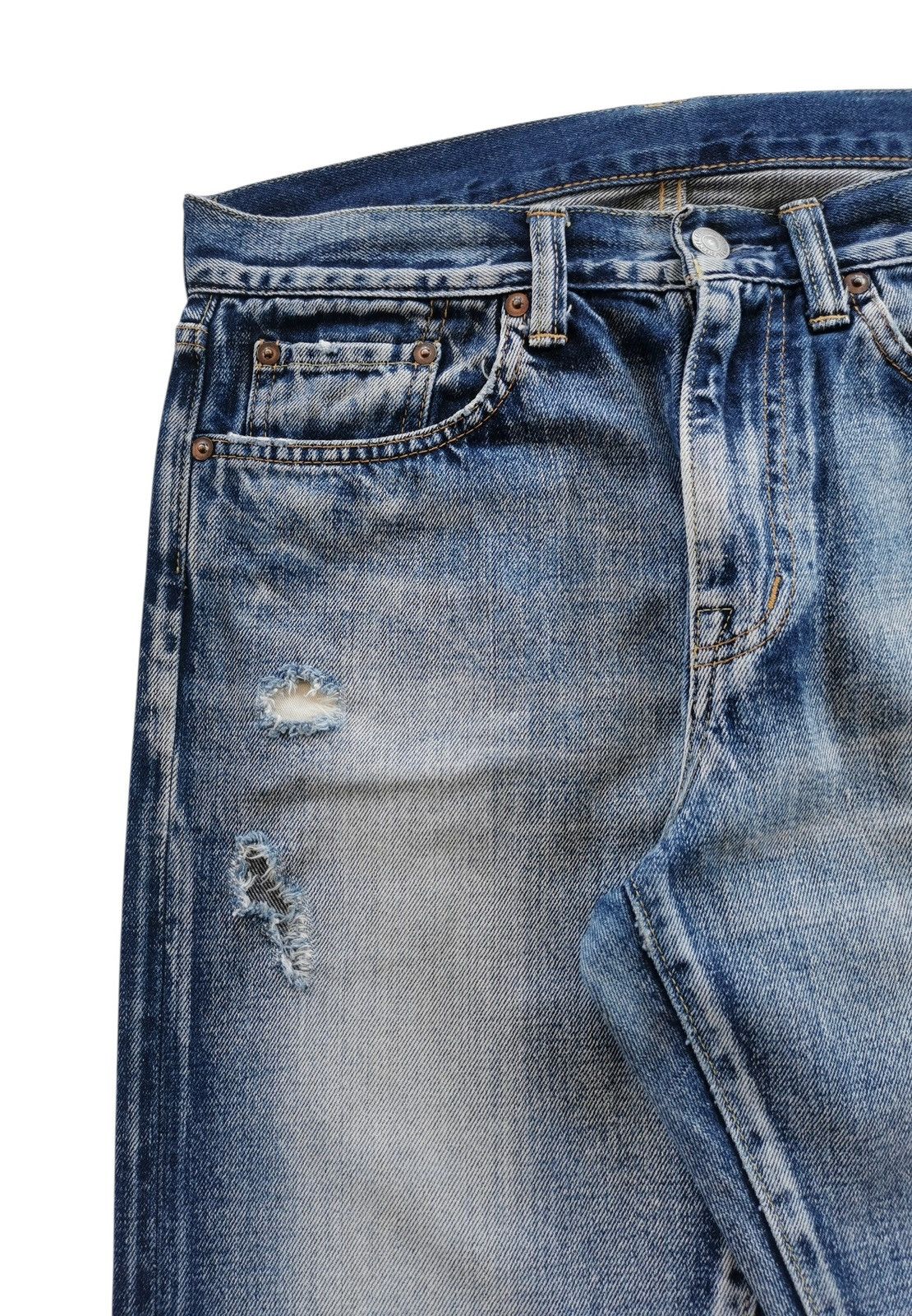 Eternal Eternal Deep Blue Selvedge Denim Jeans Size US 30 / EU 46 - 5 Thumbnail