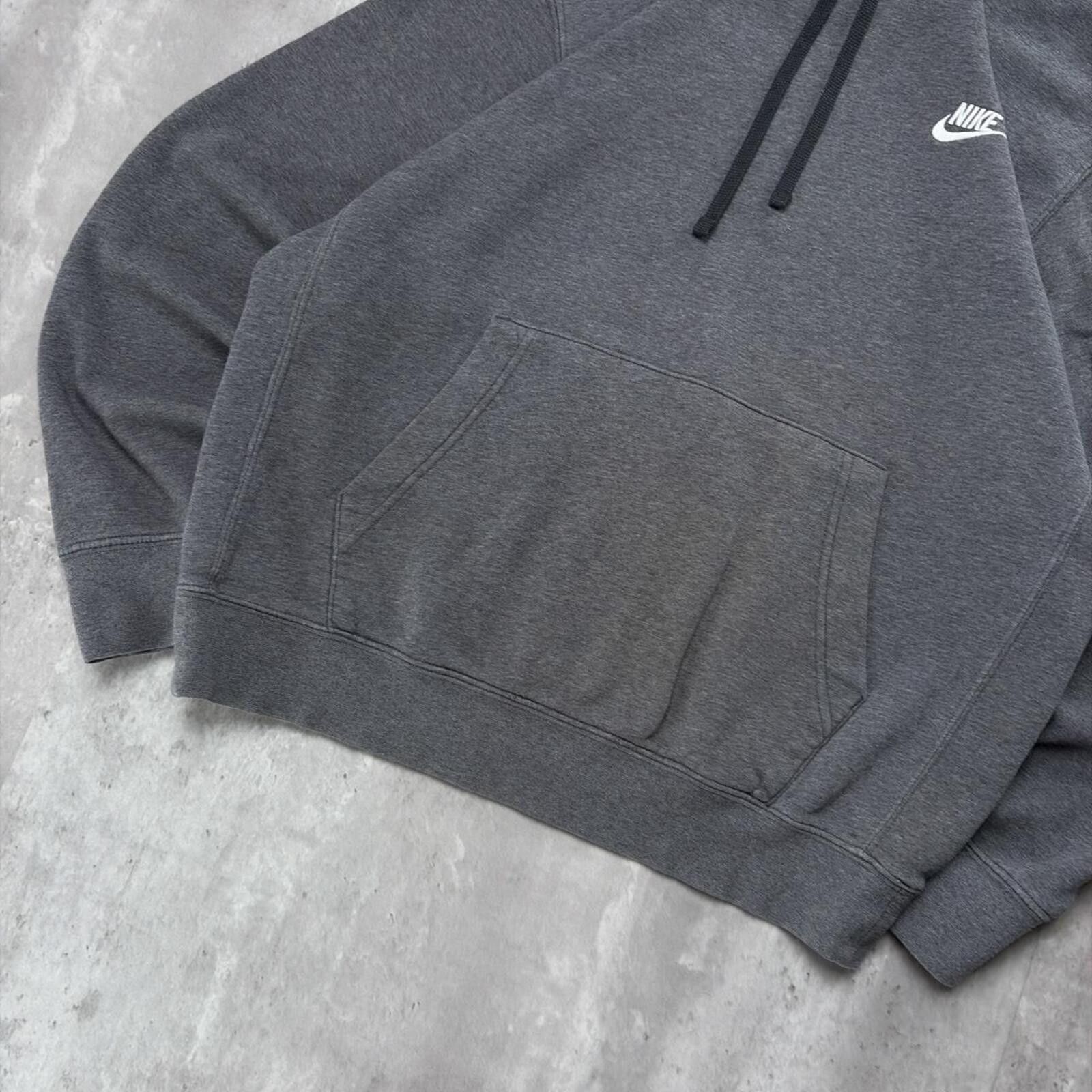 Nike Y2K Grey Nike Boxy Distressed Skater Hoodie Size US M / EU 48-50 / 2 - 4 Thumbnail