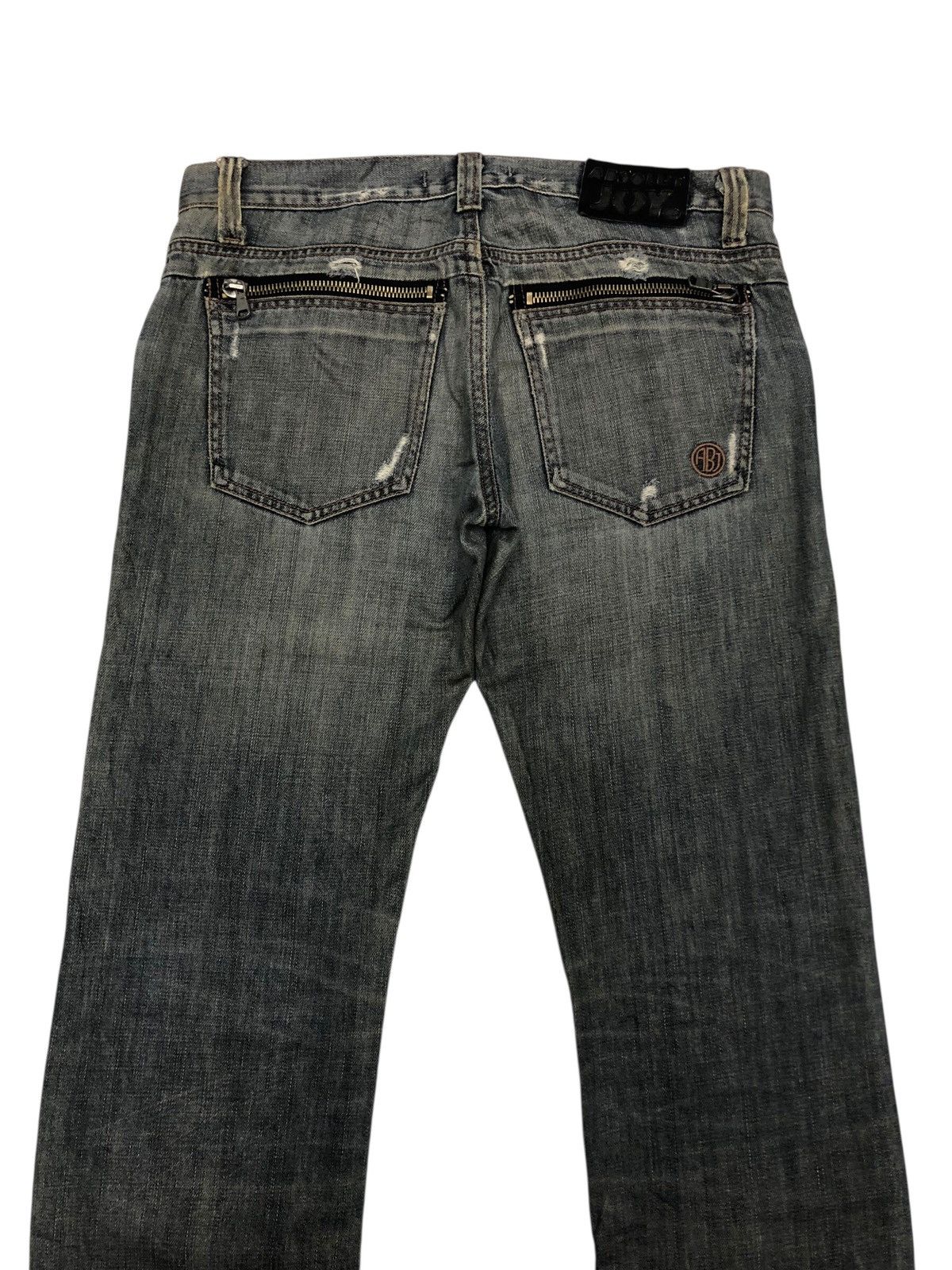 Kapital 🔥ABSOLUTE JOY EARTHY MUD WASH DISTRESSED DENIM JEANS Size US 34 / EU 50 - 6 Thumbnail