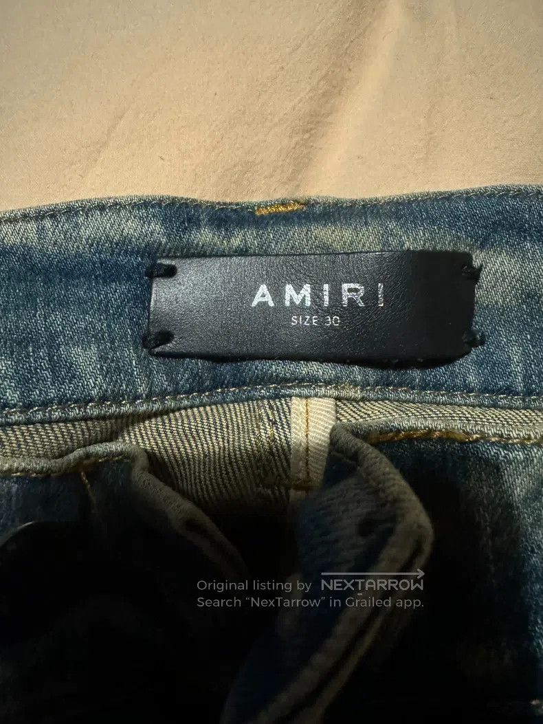 Amiri Amiri Splatter Effect Destroyed Denim Pants Size US 30 / EU 46 - 1 Thumbnail