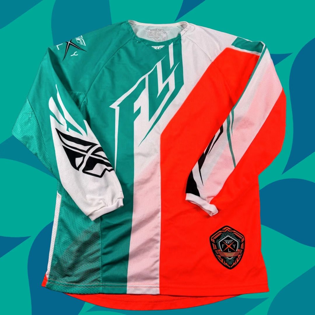 Japanese Brand × No Fear × Vintage No Fear Elektron MX Motocross