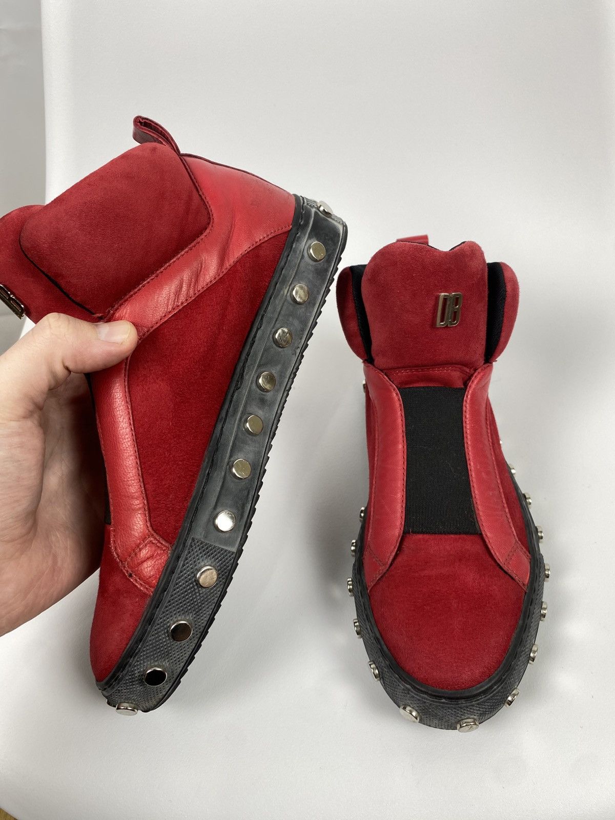 Dirk Bikkembergs Bikkembergs HiTop Sneakers Genuine Leather and Suede size 36 Size US 6 / IT 36 - 6 Thumbnail