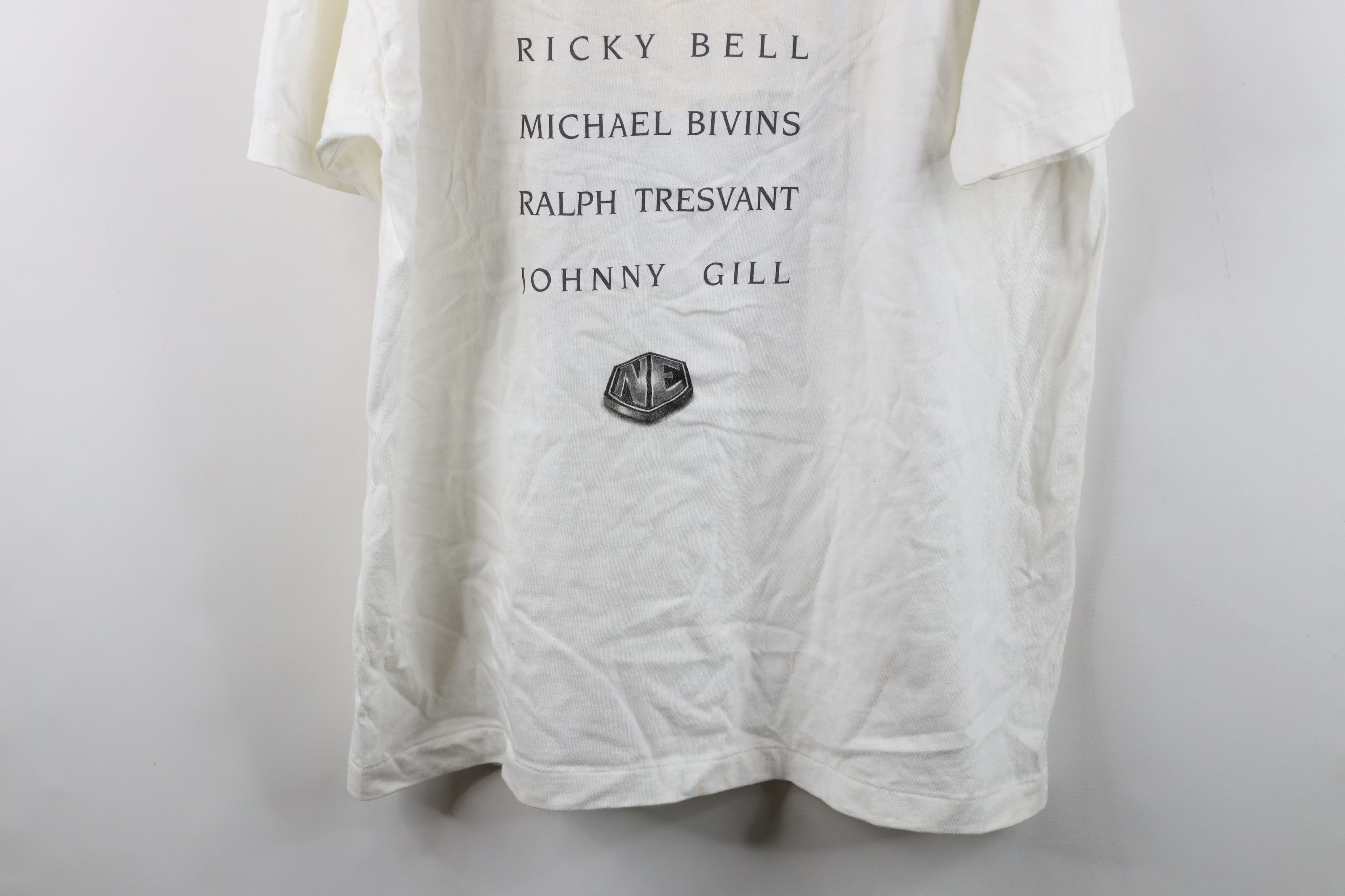 Vintage Vintage 90s The Album New Edition Band R&B T-Shirt White Size US XL / EU 56 / 4 - 15 Thumbnail