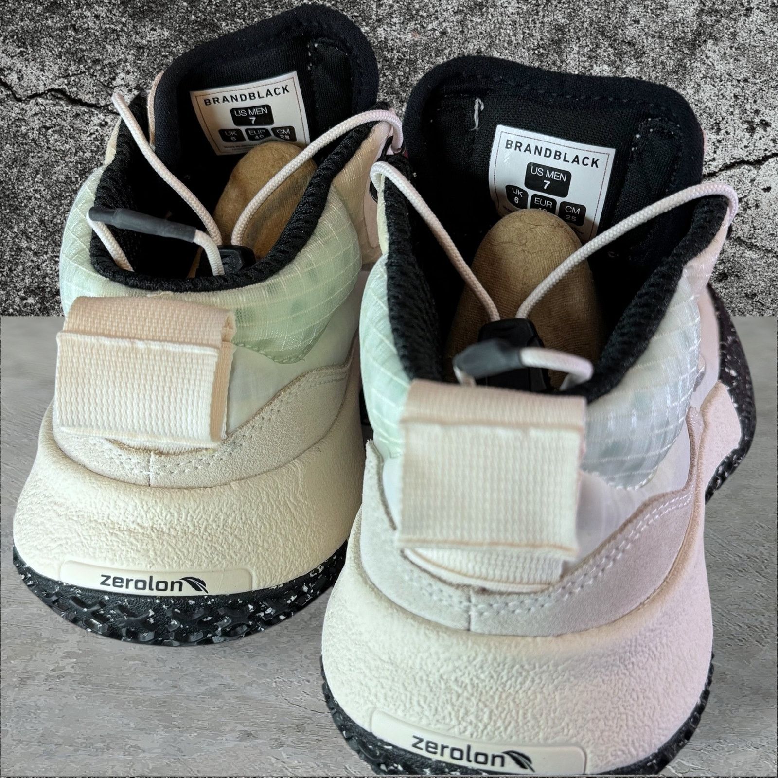 Brandblack •NEW• BRANDBLACK SANSIN EVO | M258BB |OFF-WHITE/BLACK • 7M Size US 7 / EU 40 - 9 Thumbnail