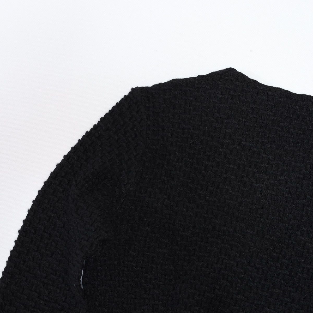 Annette Gortz Annette Gortz Wool Nylon Waffle Sweater Black Size M / US 6-8 / IT 42-44 - 12 Thumbnail