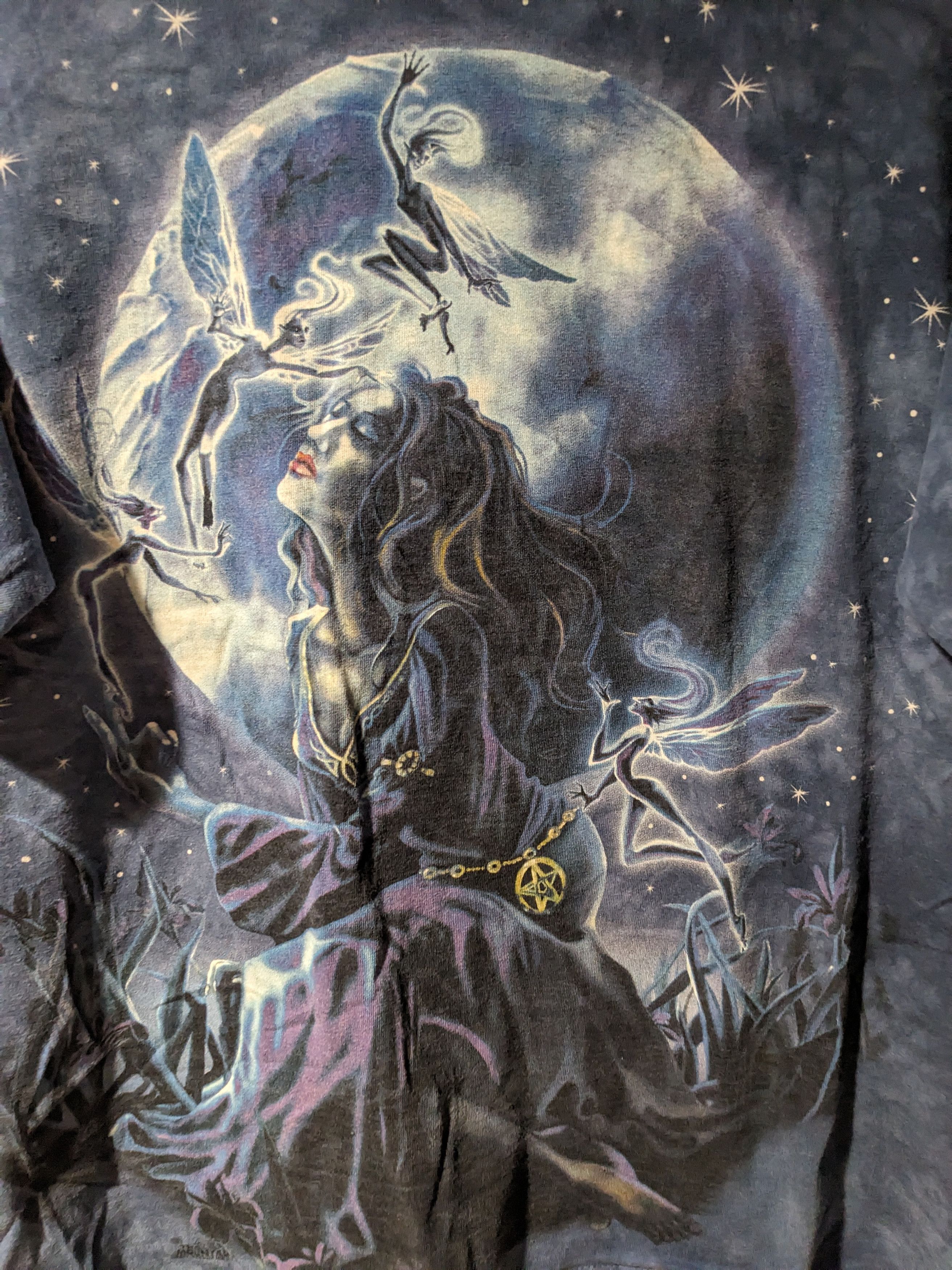 The Mountain × Vintage Vintage 2001 Fairy Fantasy Mythical The Mountain T-shirt Size US L / EU 52-54 / 3 - 2 Thumbnail