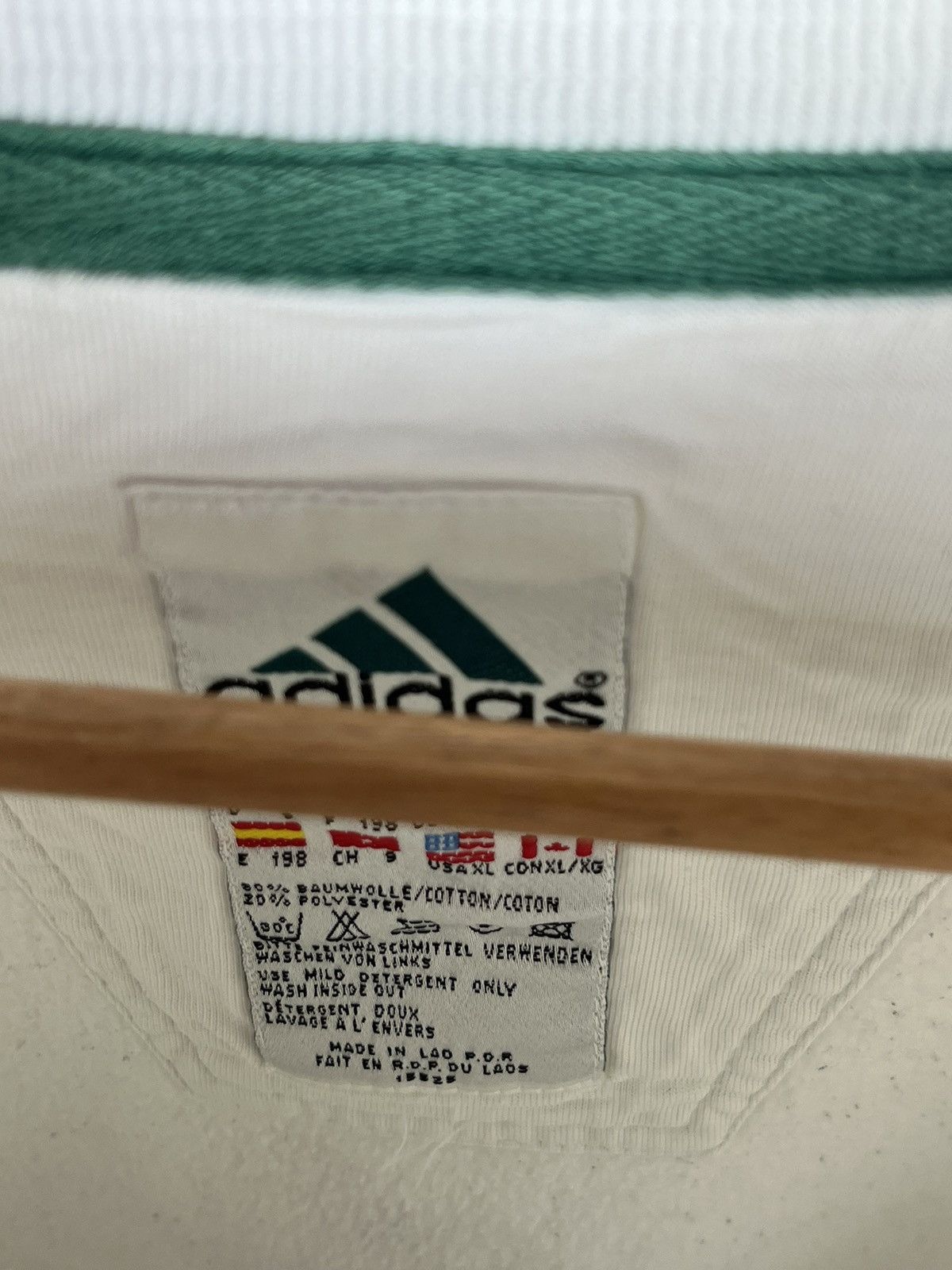 Adidas Vintage Adidas Equipment Sweatshirt Big Logo White Size US XL / EU 56 / 4 - 7 Thumbnail