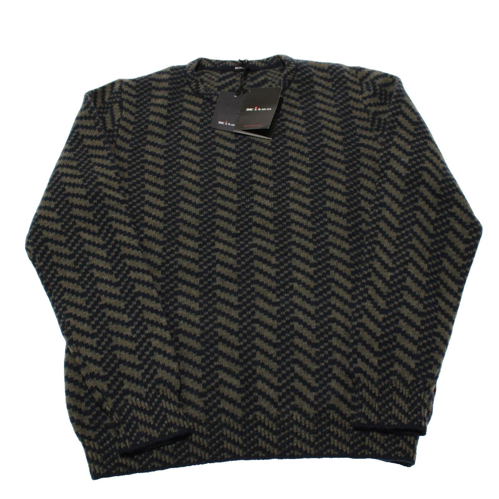 Kiton Kiton Sweater Size US L in Green Size US L / EU 52-54 / 3 - 3 Thumbnail