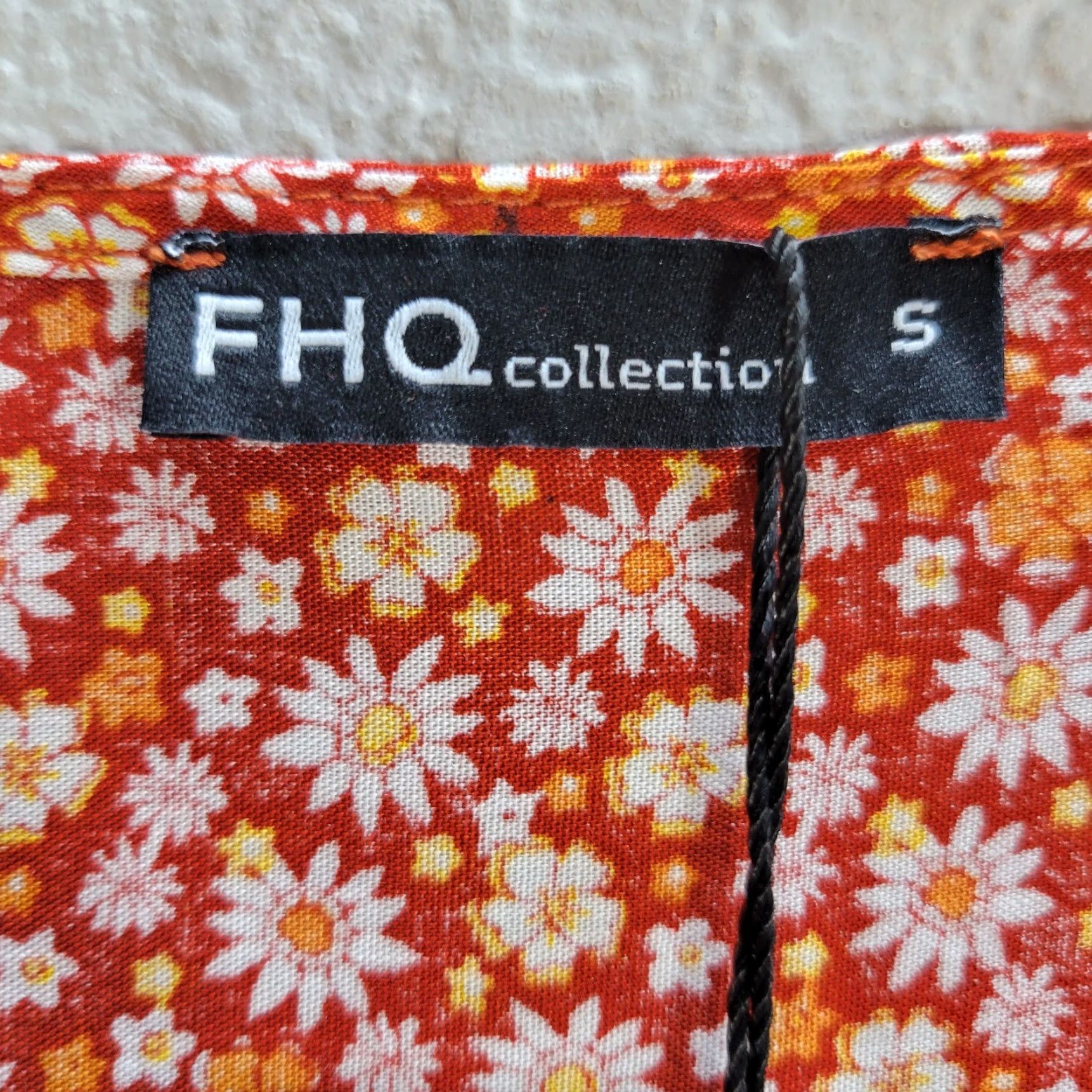 Vintage FHQ Collection Very Soft Mini Dress Tunic Floral Red Peasant Boho Sz S NWT Dress Long Sleeve Women XS? No—size S Size S / US 4 / IT 40 - 3 Thumbnail