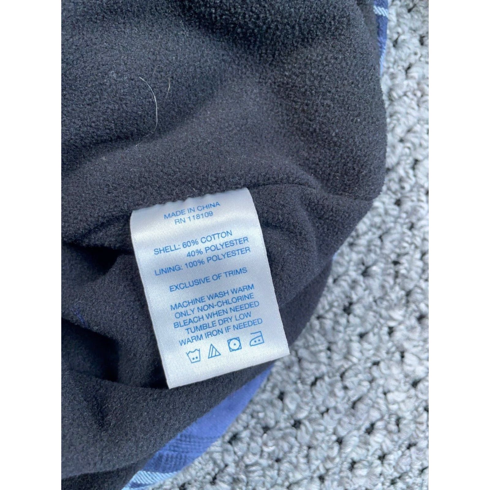 Vintage Workwear Fleece Lined Flannel Jacket Adult 2XL Blue Plaid Heavyweight Size US XXL / EU 58 / 5 - 4 Thumbnail