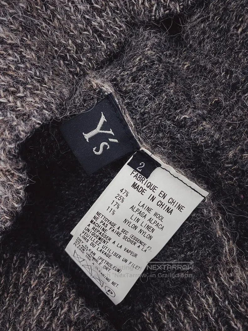 Yohji Yamamoto Yohji Yamamoto Grey turtleneck wool-blend sweater Size XS / US 0-2 / IT 36-38 - 5 Thumbnail