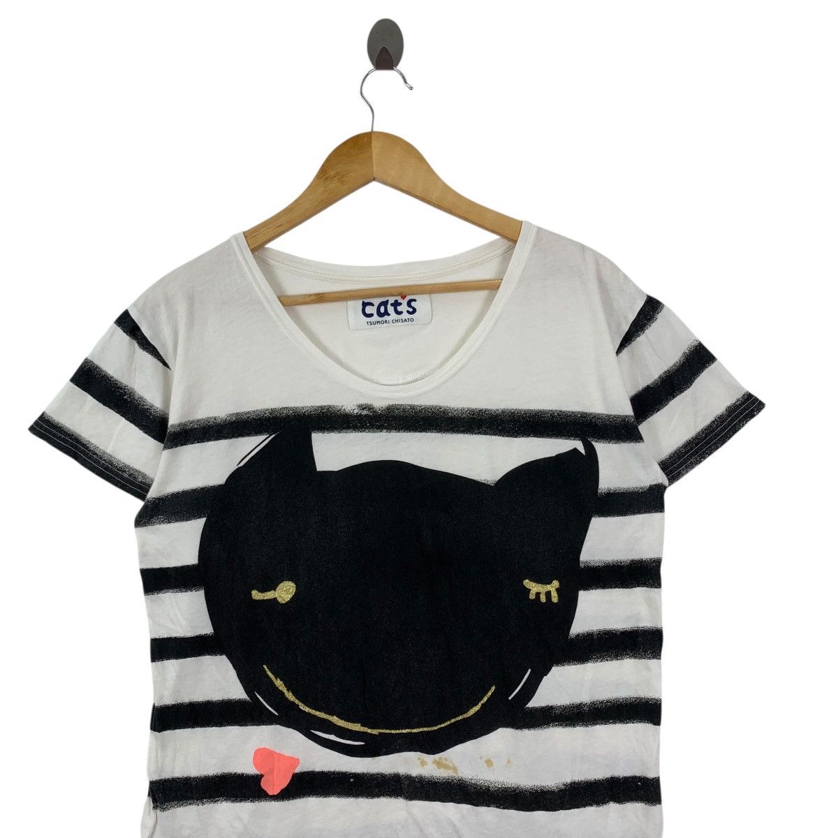 Tsumori Chisato CATS By TSUMORI CHISATO Issey Miyake Designer Japan Tshirt Size S / US 4 / IT 40 - 2 Thumbnail