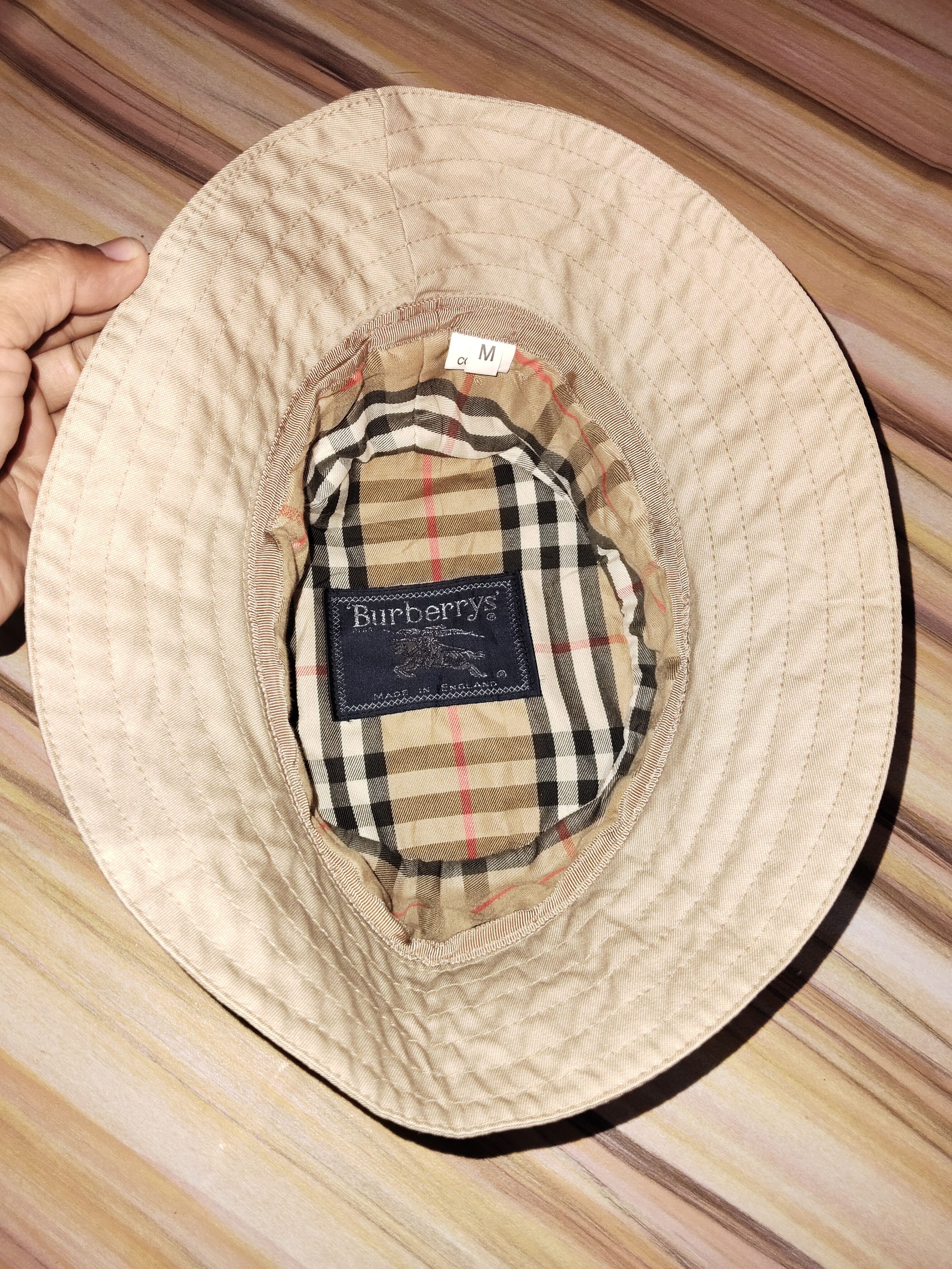 Burberry × Vintage Vintage BURBERRY Bucket Hat Size ONE SIZE - 4 Thumbnail