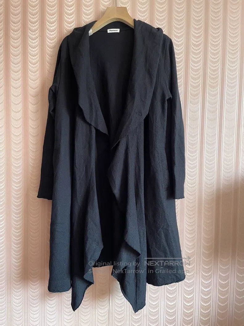 Issey Miyake Issey Miyake Black Wool Trench Coat Jacket Size M / US 6-8 / IT 42-44 - 1 Thumbnail