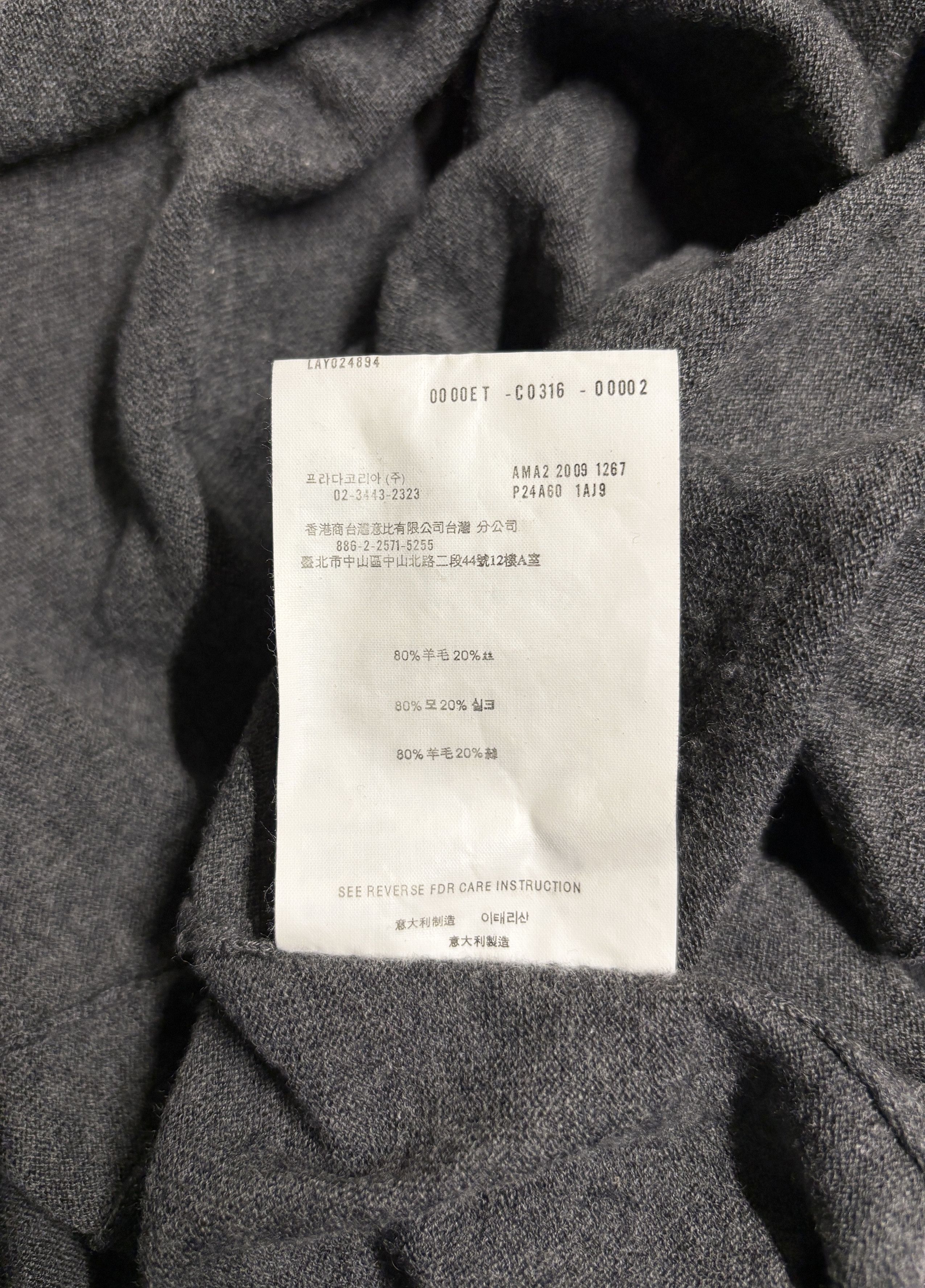 Prada ⚡️QUICK SALE⚡️2009 Prada Grey Cardigan Size M / US 6-8 / IT 42-44 - 5 Thumbnail