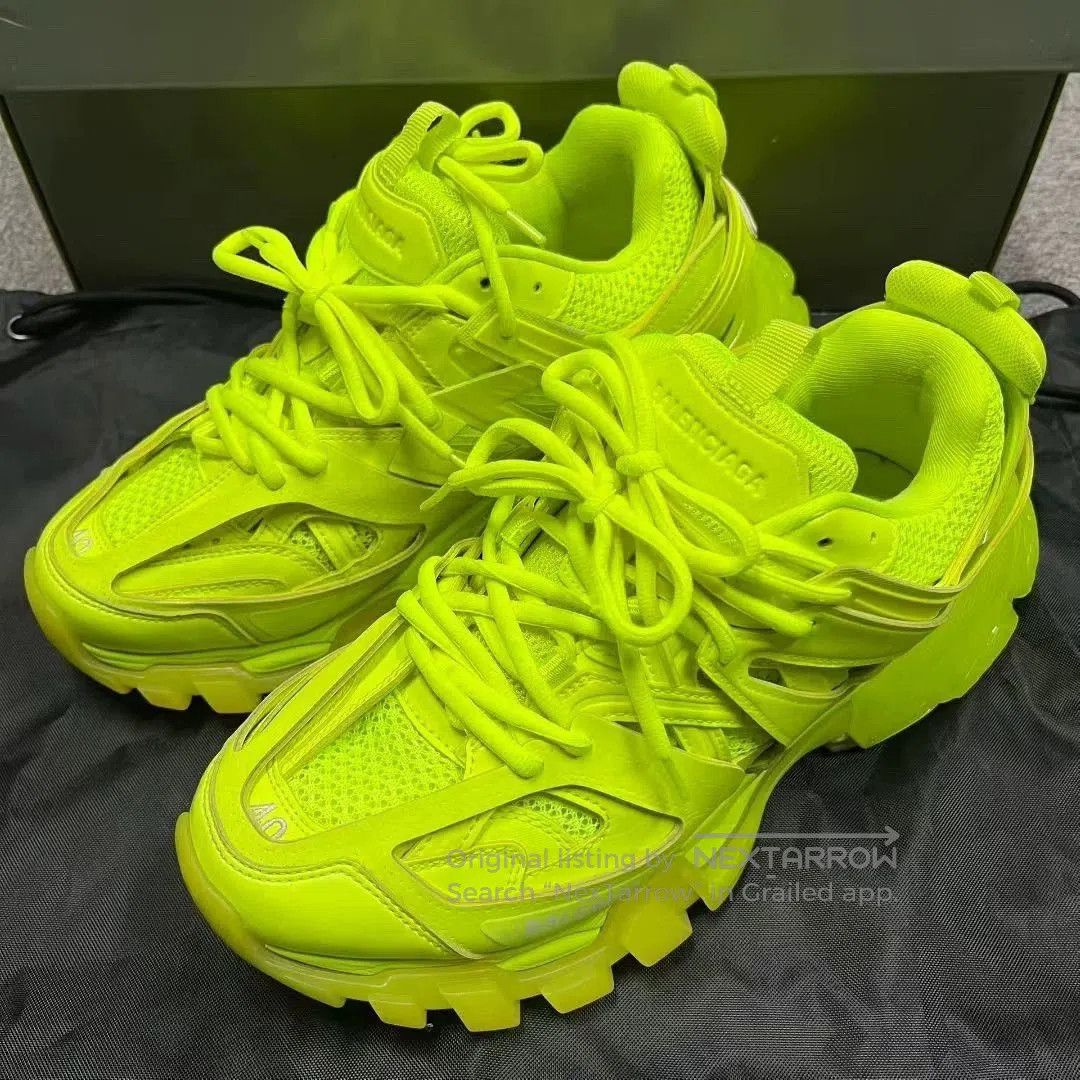 Balenciaga balenciaga yellow track low-top sneakers. Size US 7.5 / EU 40-41 - 2 Thumbnail