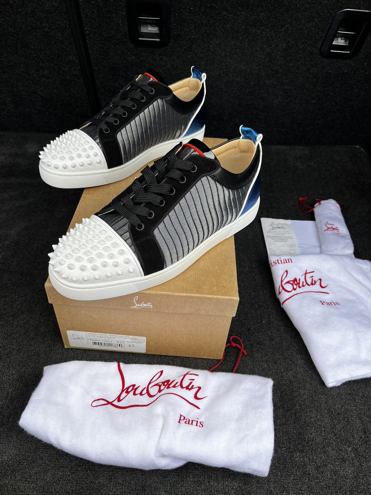 Christian Louboutin Men’s Christian Louboutin Louis Junior Spikes Orlato Size US 10 / EU 43 - 2 Thumbnail