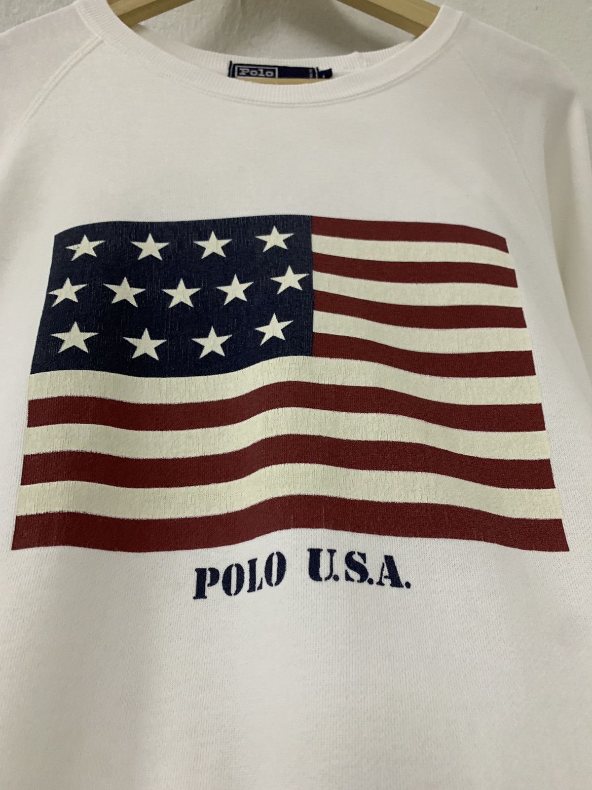 Polo Ralph Lauren Ralph Lauren Polo USA Flag Sweatshirt Size US XXL / EU 58 / 5 - 3 Thumbnail