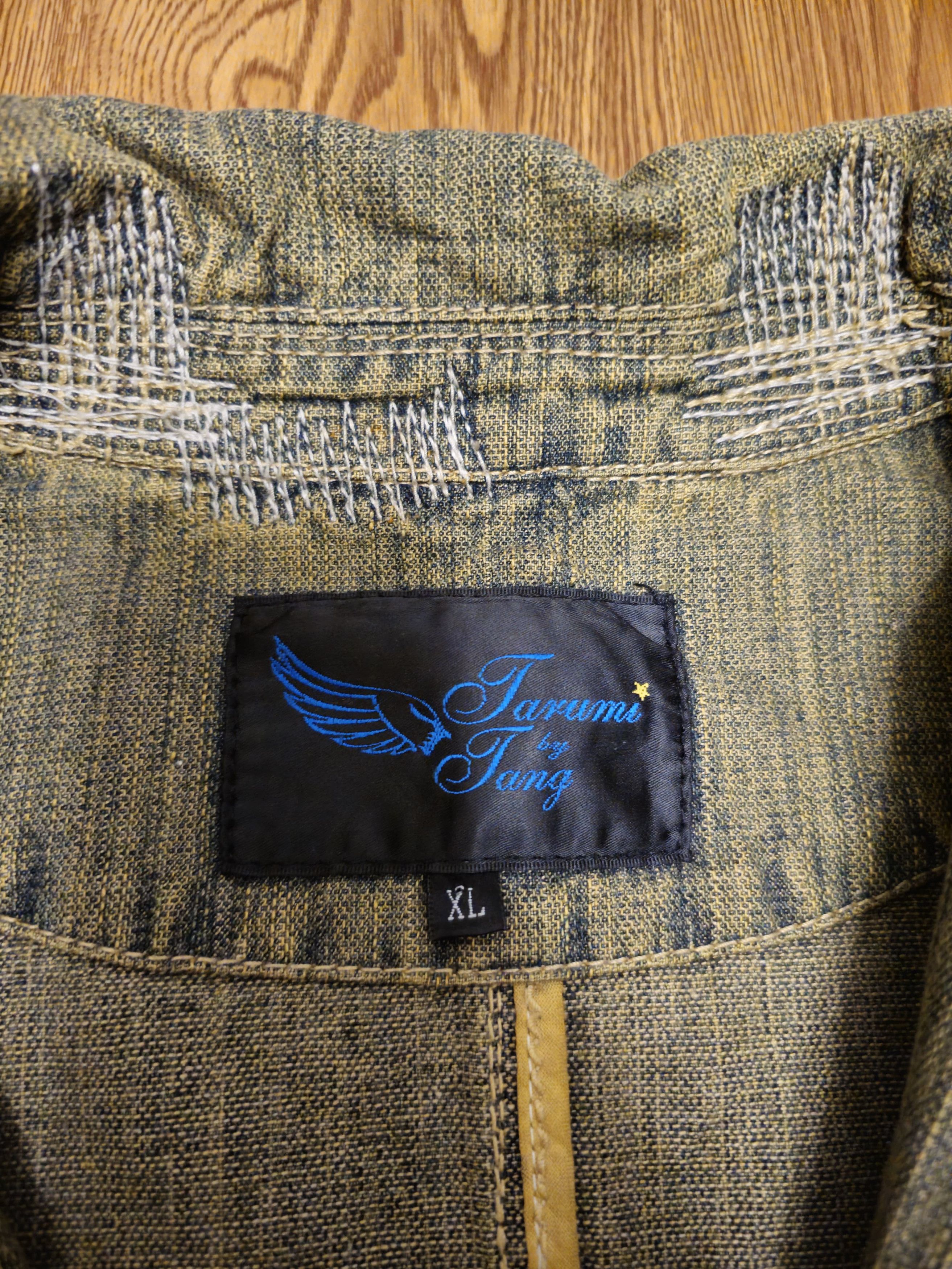 If Six Was Nine Distressed Pierced Denim Jacket Size US XL / EU 56 / 4 - 8 Thumbnail