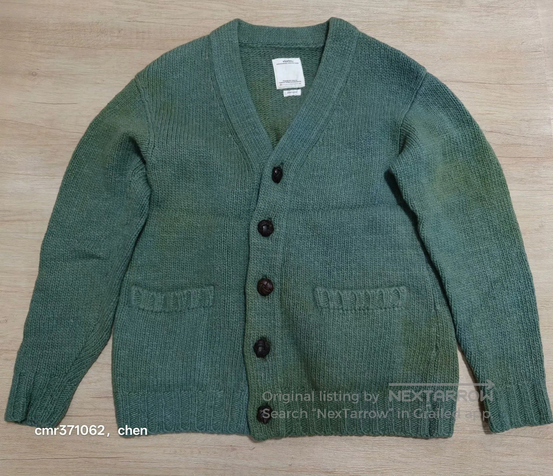 Visvim VISVIM SELMER LONG CARDIGAN UNEVEN DYE. Size US S / EU 44-46 / 1 - 1 Thumbnail
