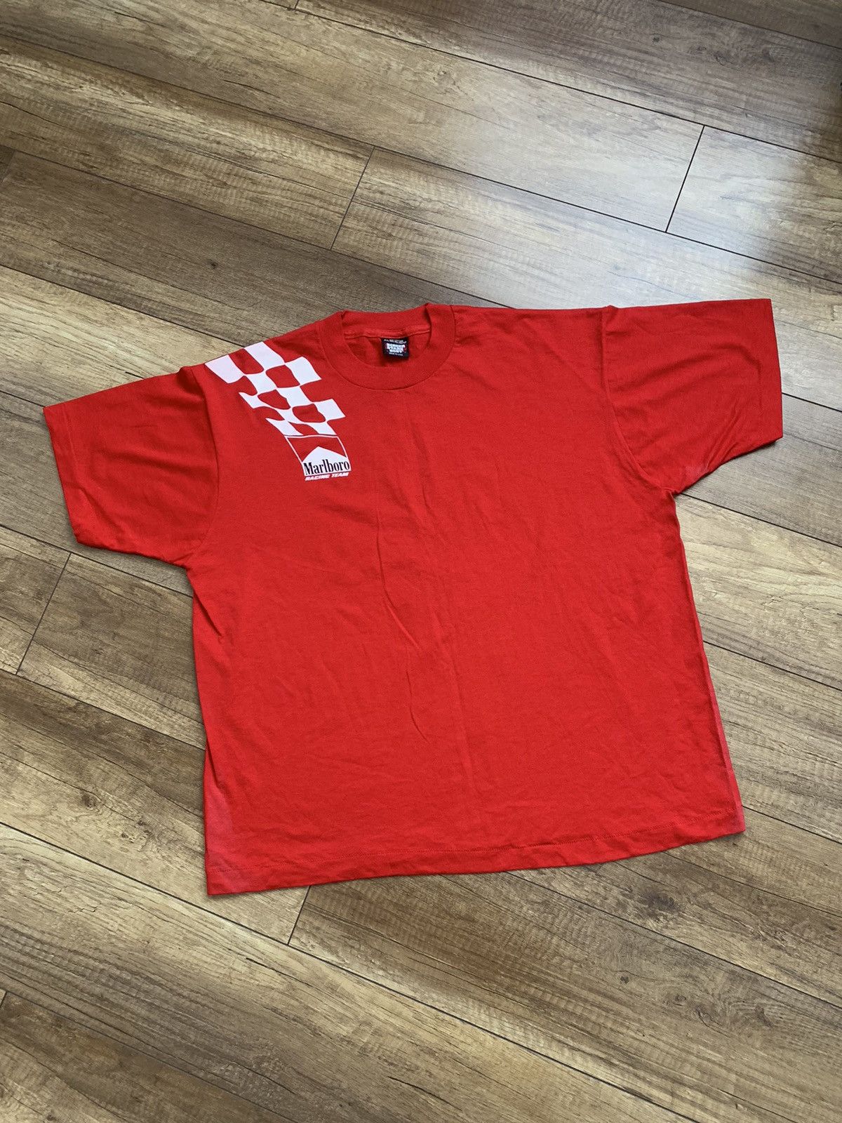 Marlboro Marlboro Racing Team T-Shirt Vintage 80s USA Size US XL / EU 56 / 4 - 11 Thumbnail