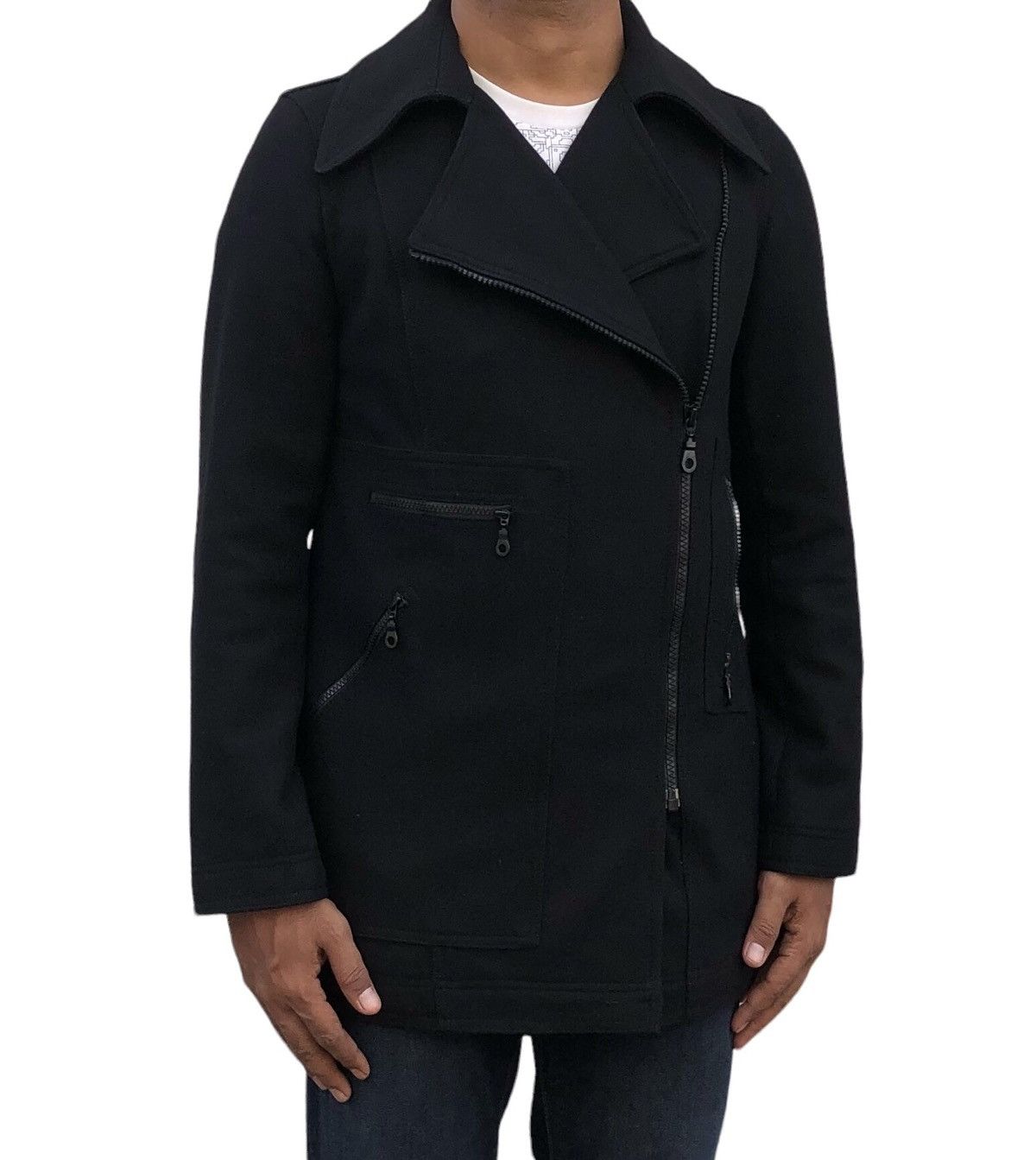 Benetton Grails‼️United Colors Benetton Zipper Blazer suit slim black Size US M / EU 48-50 / 2 - 5 Thumbnail