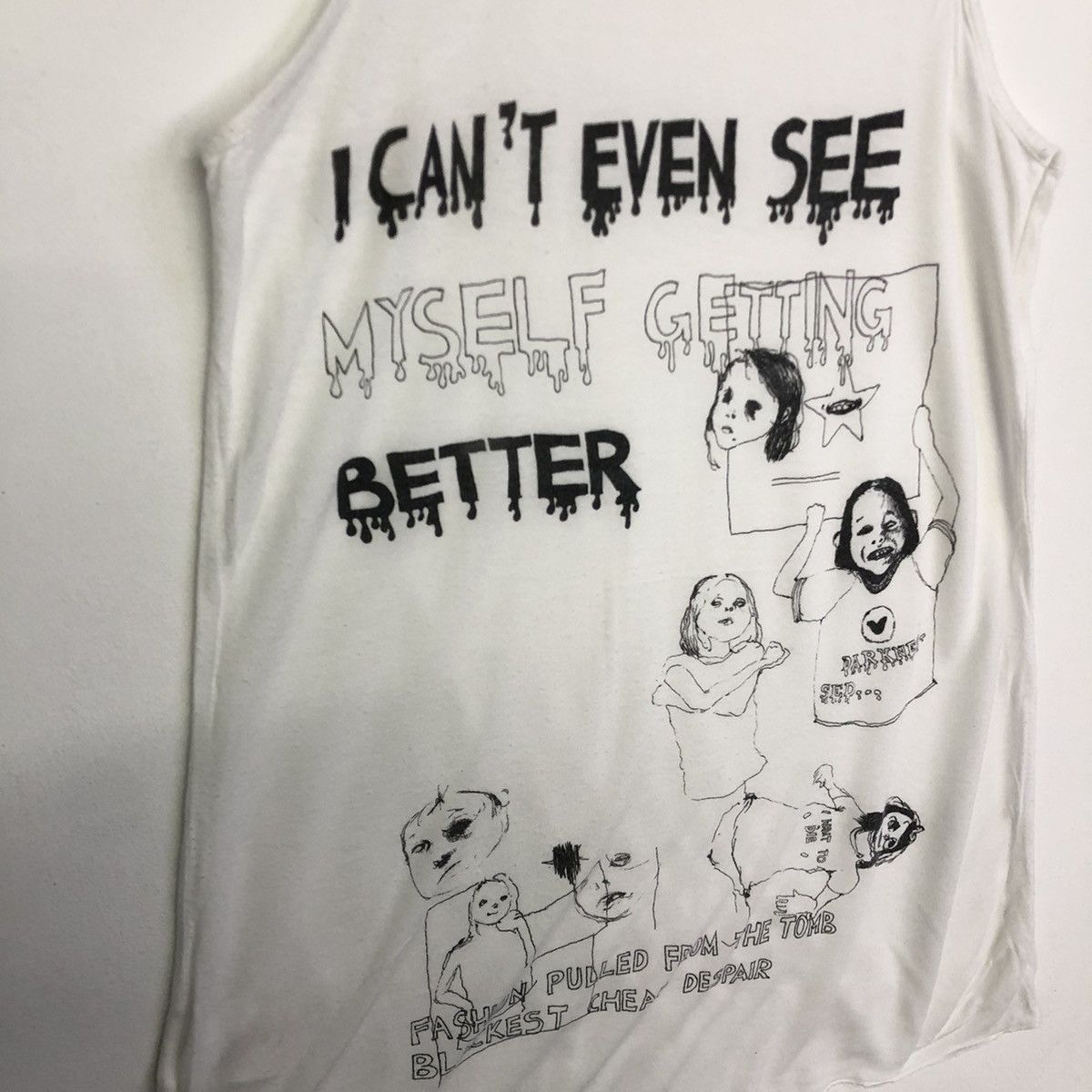 Designer × Japanese Brand Macabre Comic Genius Grafiti Art Tank Top Shirt Size M / US 6-8 / IT 42-44 - 7 Thumbnail