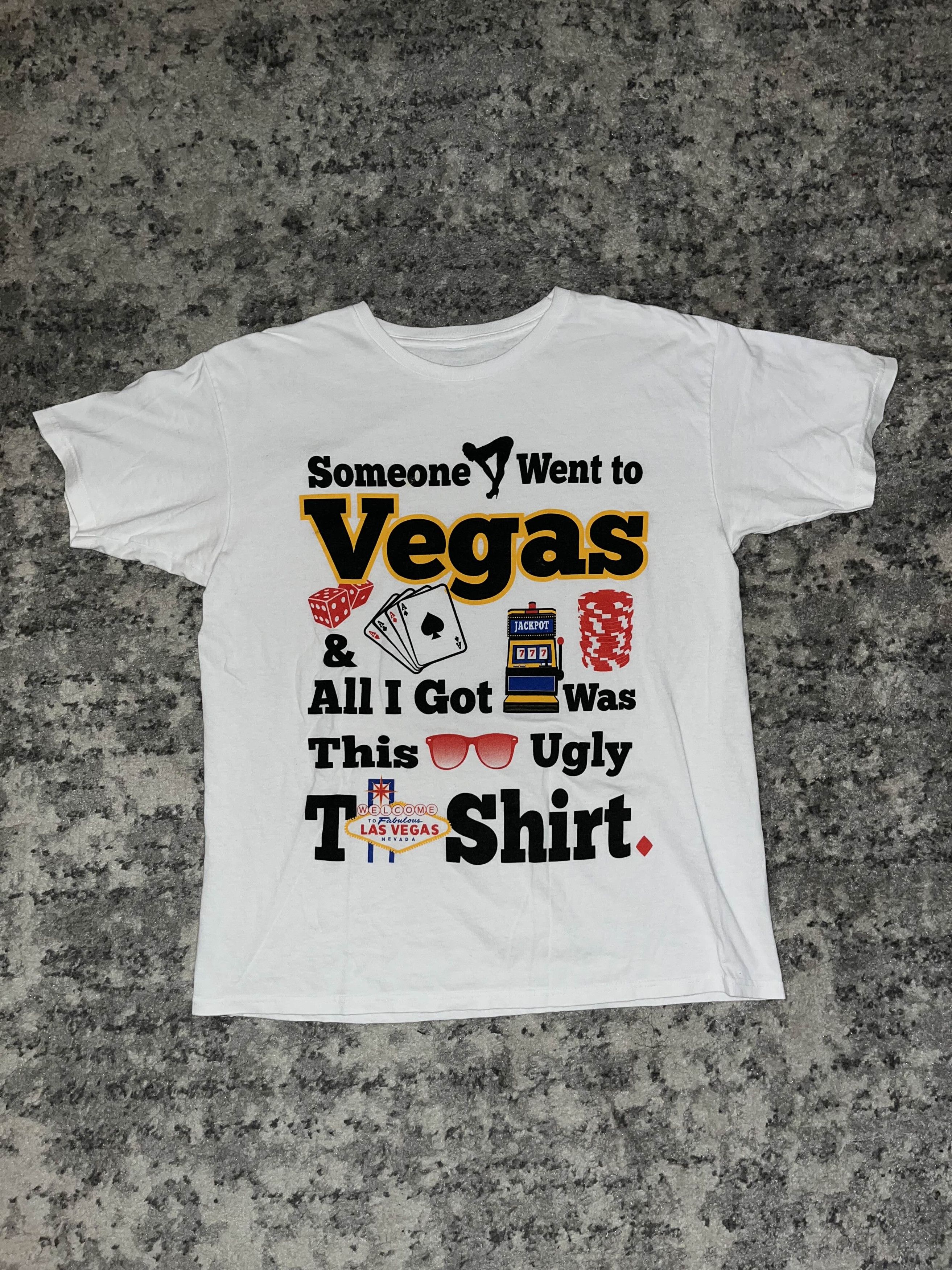 Vintage Vintage Y2K Las Vegas Gambling Shirt Size US L / EU 52-54 / 3 - 1 Thumbnail