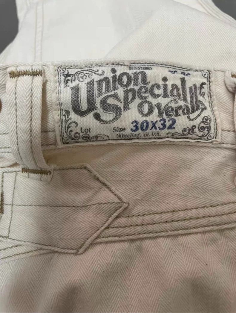 Freewheelers Freewheelers White herringbone work pants Size US 30 / EU 46 - 3 Thumbnail