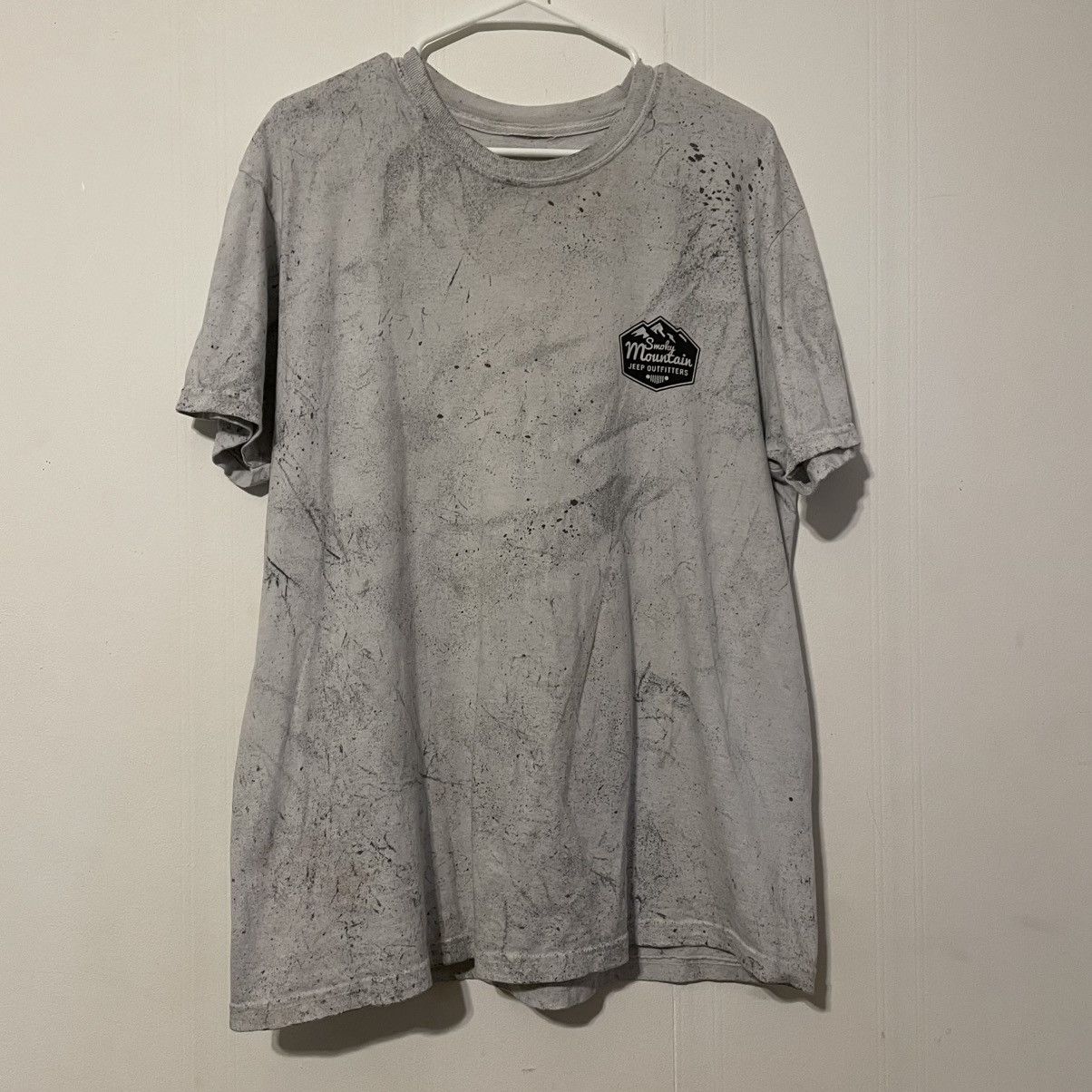 Jeep Smoky Mountain Jeep Outfitters Gray Short Sleeve Graphic Tee Size US XL / EU 56 / 4 - 2 Thumbnail