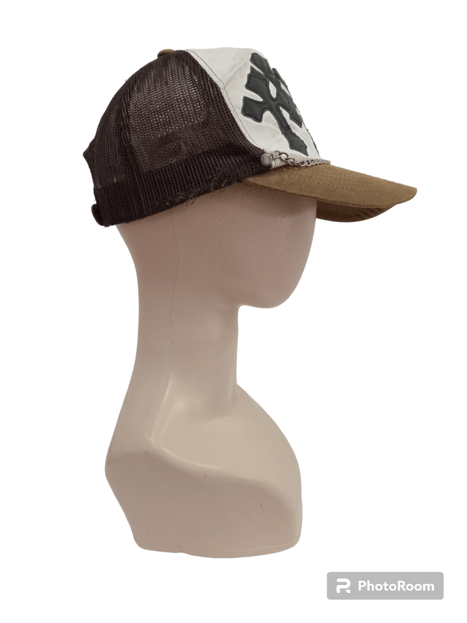 Vintage CHROME HEARTS CEMETERY Inspired Trucker Cap Size ONE SIZE - 4 Thumbnail