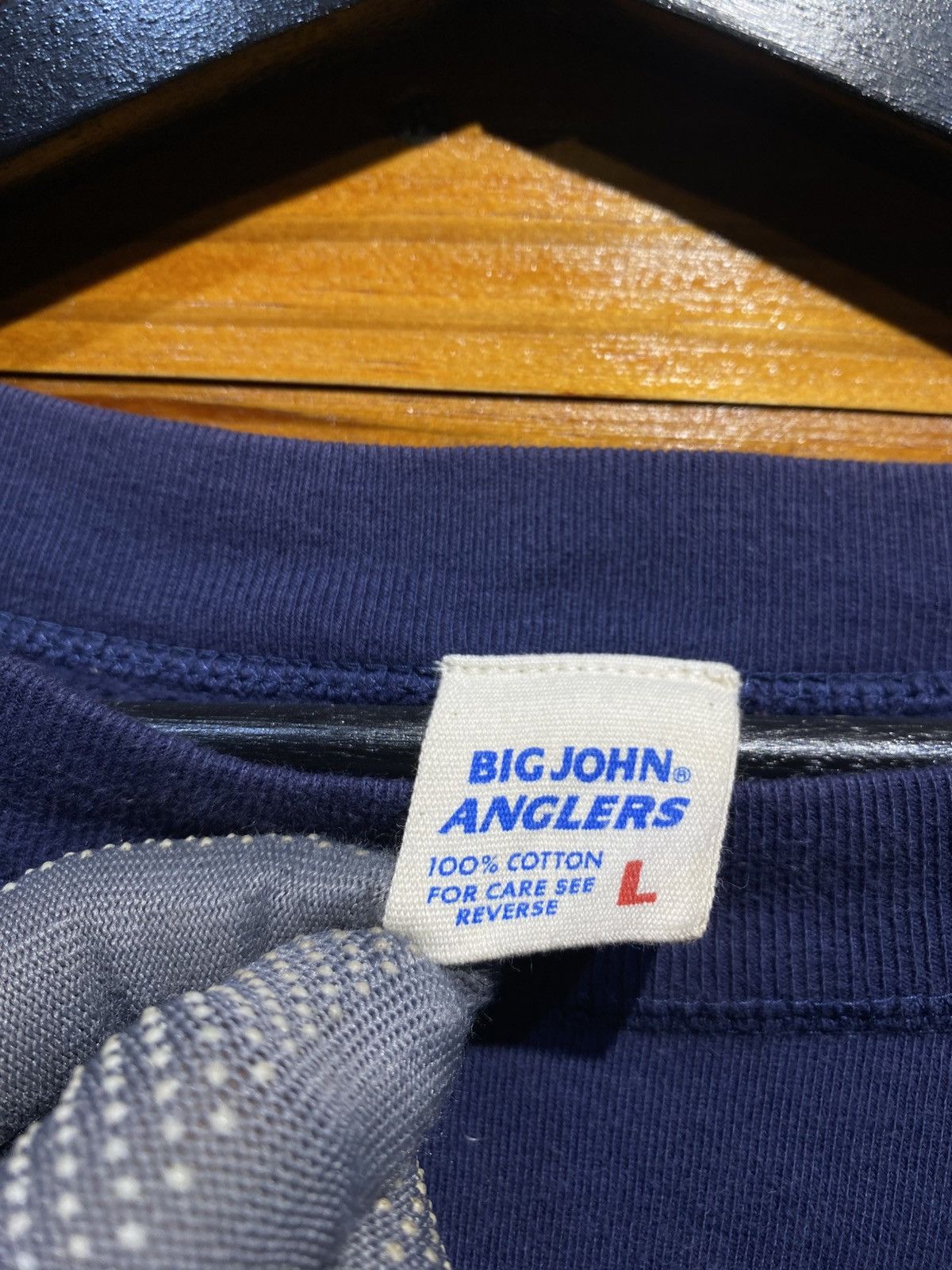 Big John Vintage 90s Big John Anglers Navy Crewneck Get the Big Baby Size US M / EU 48-50 / 2 - 7 Thumbnail