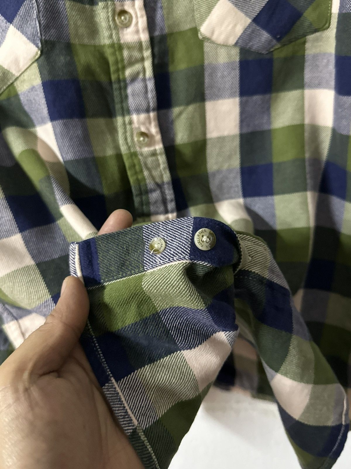 Fjallraven × Vintage Fjällräven Double Pocket Flannel L/S Button Up Size US M / EU 48-50 / 2 - 10 Thumbnail