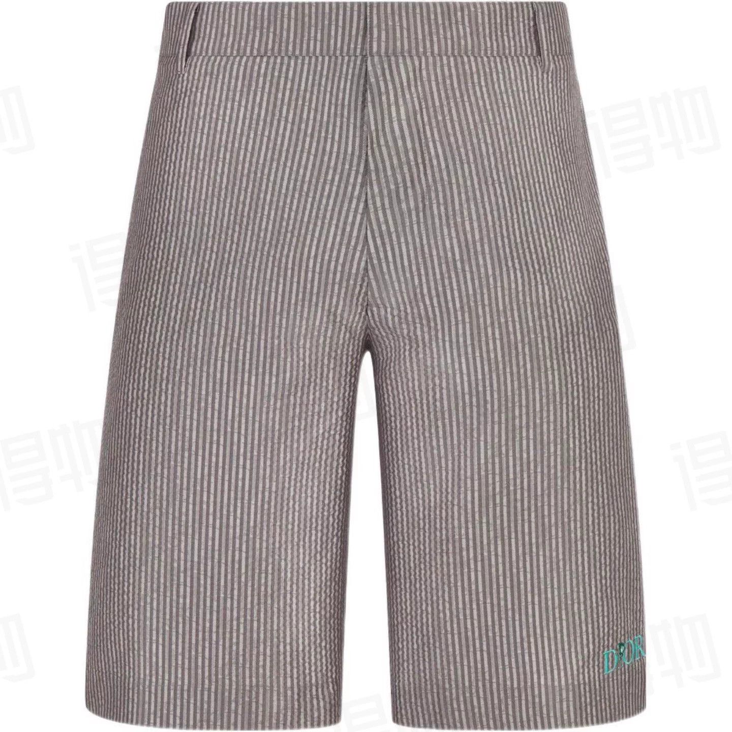 Dior Dior Qi Xi Striped Embroidery Logo Short 46,48,50,54 Size US 34 / EU 50 - 8 Thumbnail