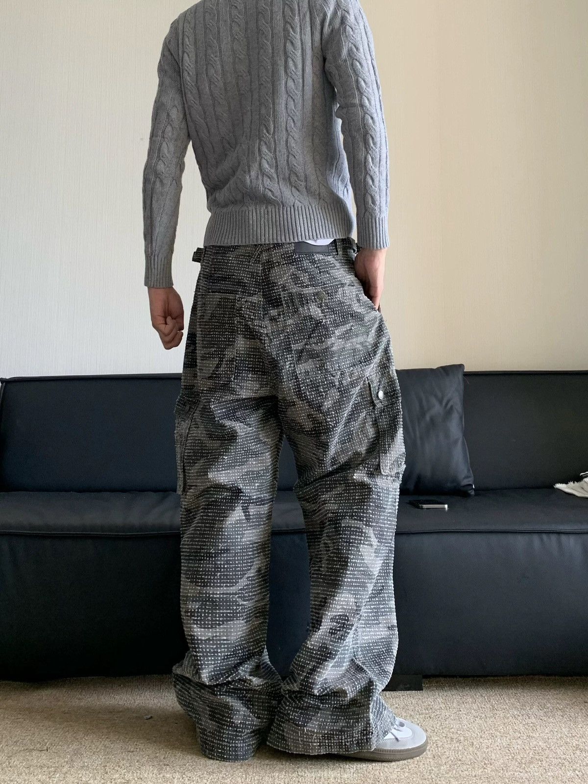 Designer × Vintage Retro punk pants Size US 32 / EU 48 - 3 Thumbnail