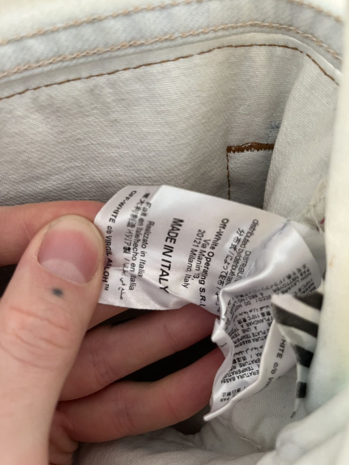 Off-White Off White x Levis Patchwork Vintage Denim Size US 29 - 12 Thumbnail