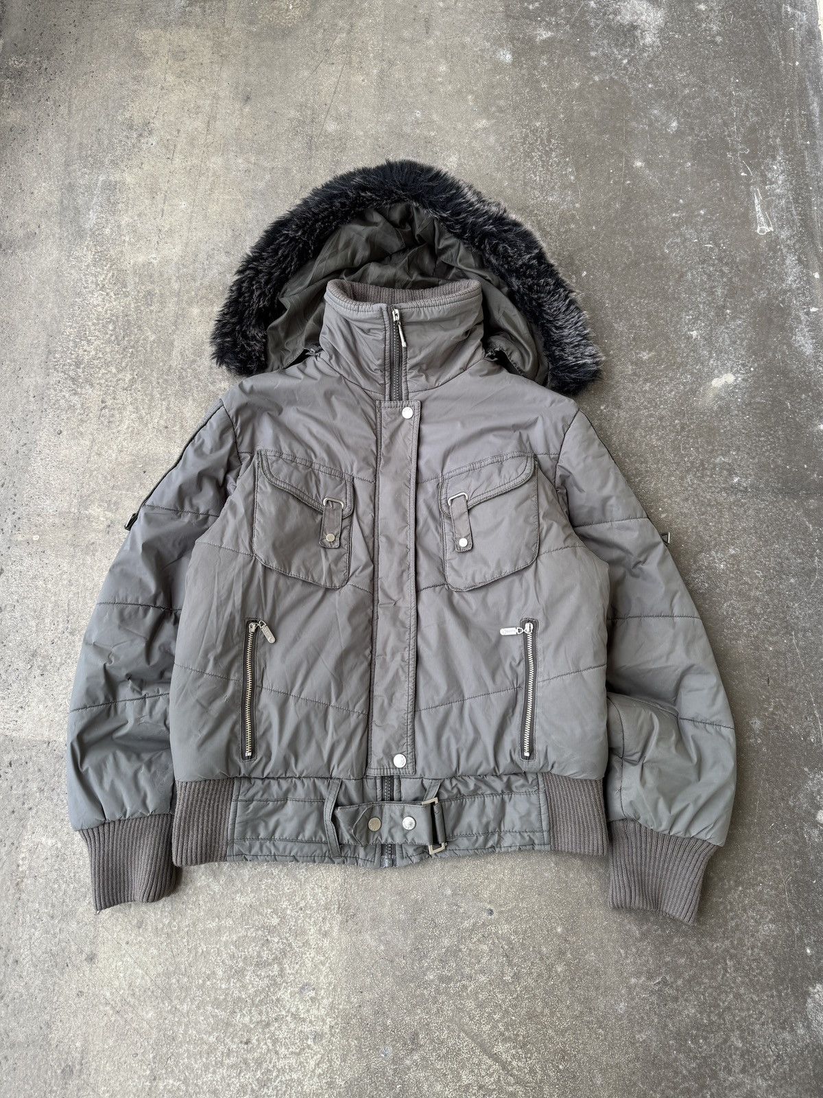 Vintage Vintage Avant Garde Opium y2k Bomber Jacket Size L / US 10 / IT 46 - 1 Thumbnail