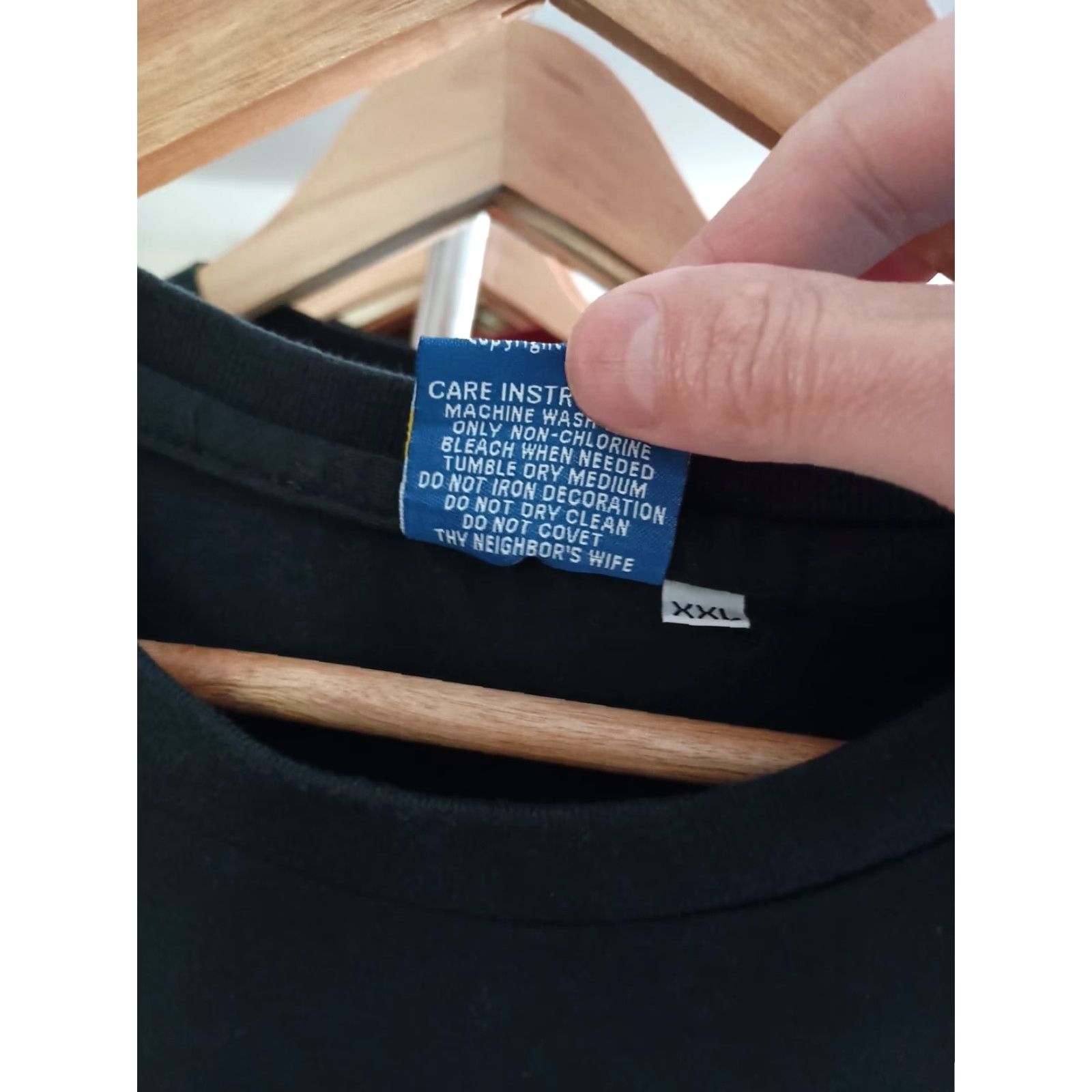 Vintage Vintage Unbranded T-shirt Men XL Black Fatness First Spoofs Funny Shirt Size US XL / EU 56 / 4 - 3 Thumbnail