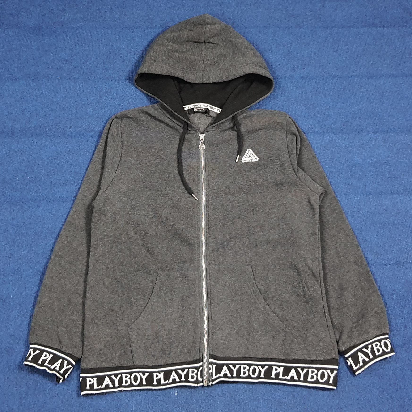 Playboy Vintage Playboy Bunny Hooded Full Zipper C281N17 Size US S / EU 44-46 / 1 - 1 Thumbnail
