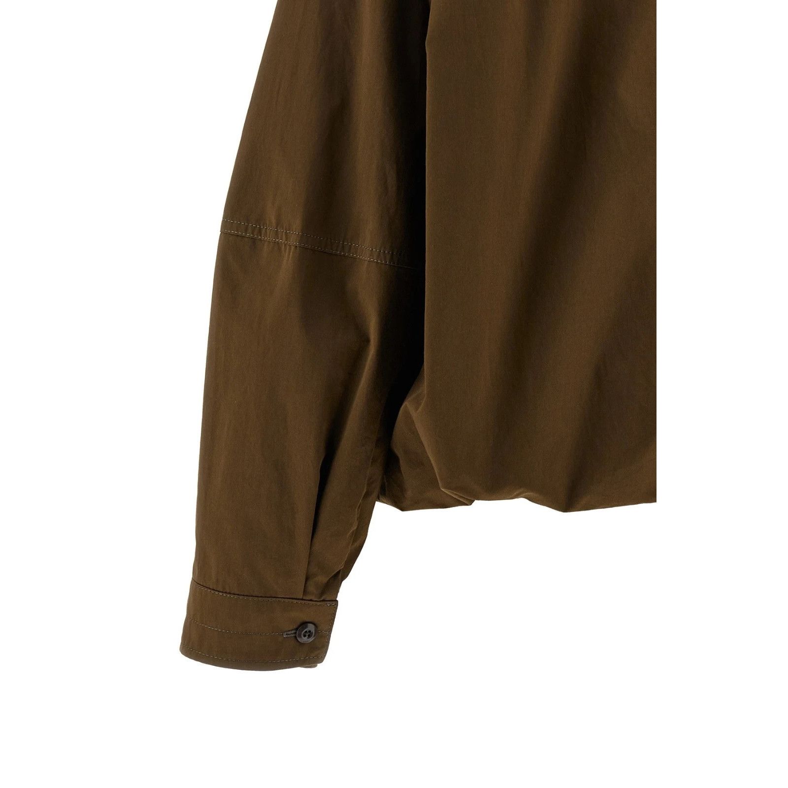 Lemaire LEMAIRE Soft Pleated Brown Cotton Jacket New & Authentic (Wo Size M / US 6-8 / IT 42-44 - 4 Thumbnail