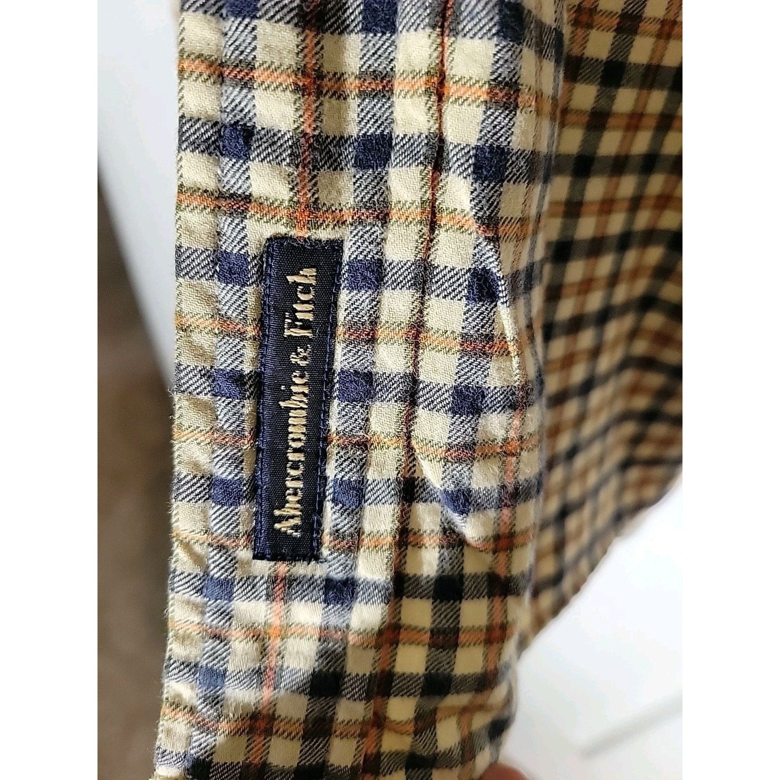 Abercrombie & Fitch Abercrombie & Fitch Big Shirt Country Plaid Large Americana Size US L / EU 52-54 / 3 - 9 Thumbnail