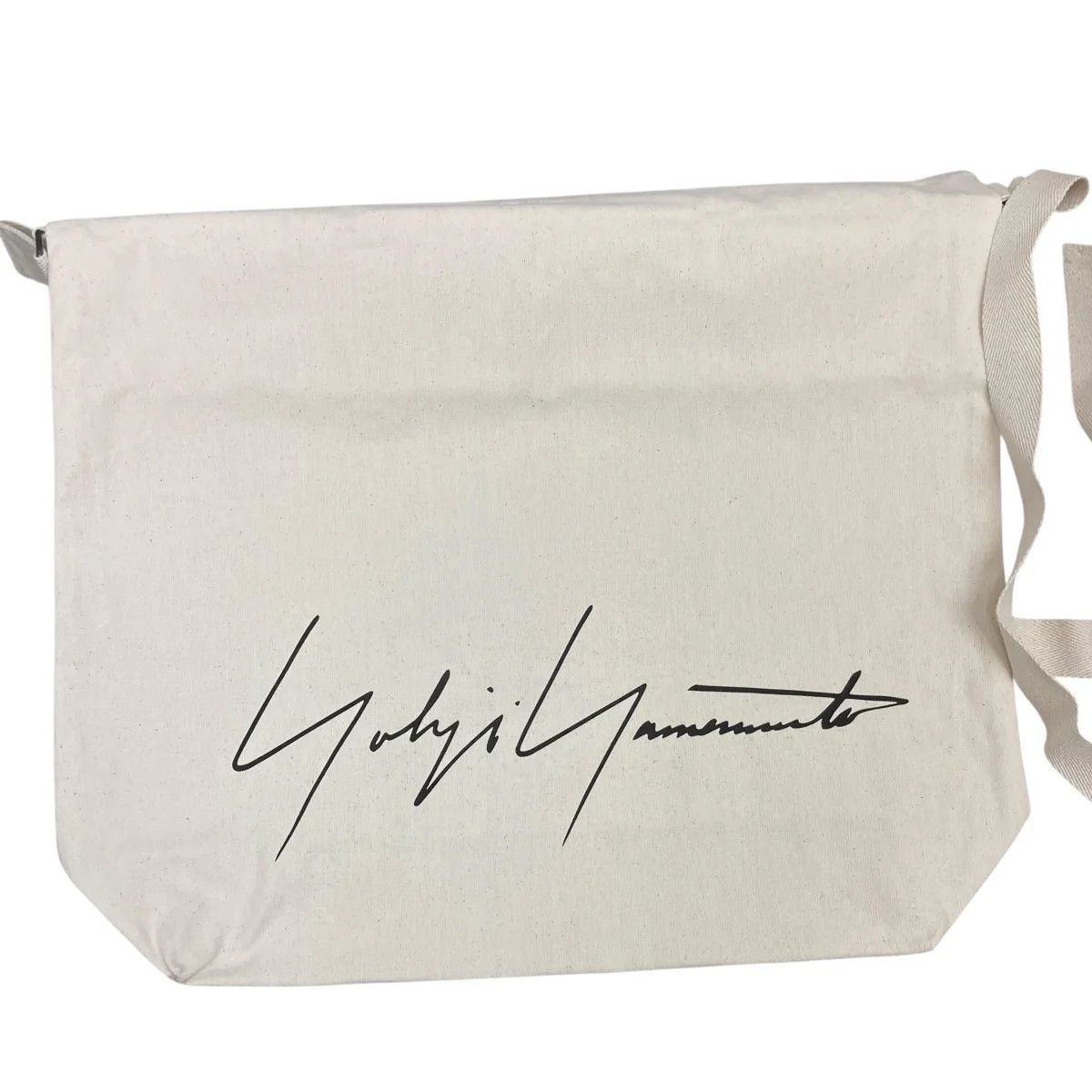 Yohji Yamamoto YOHJI YAMAMOTO/white zip 2-way shoulder bag Size ONE SIZE - 1 Thumbnail