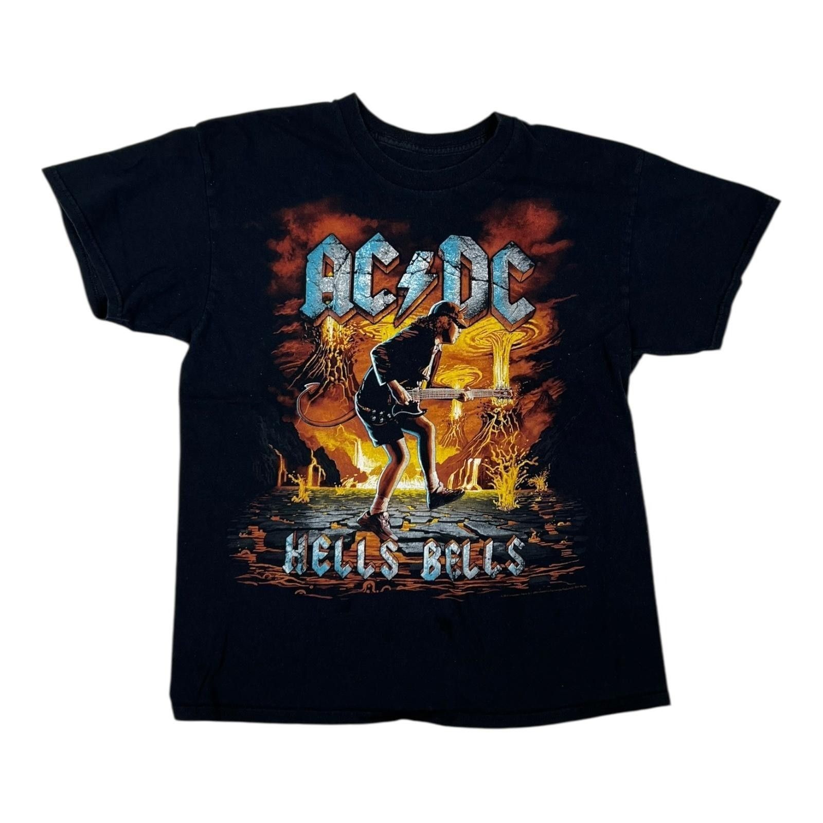 Liquid Blue AC/DC Hells Bells T-Shirt Mens Large Liquid Blue Black Rock Size US L / EU 52-54 / 3 - 1 Thumbnail