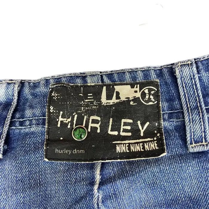 Hurley Vtg HURLEY NINE NINE Skateboard Blue Denim Jeans Pant Size US 34 / EU 50 - 6 Thumbnail