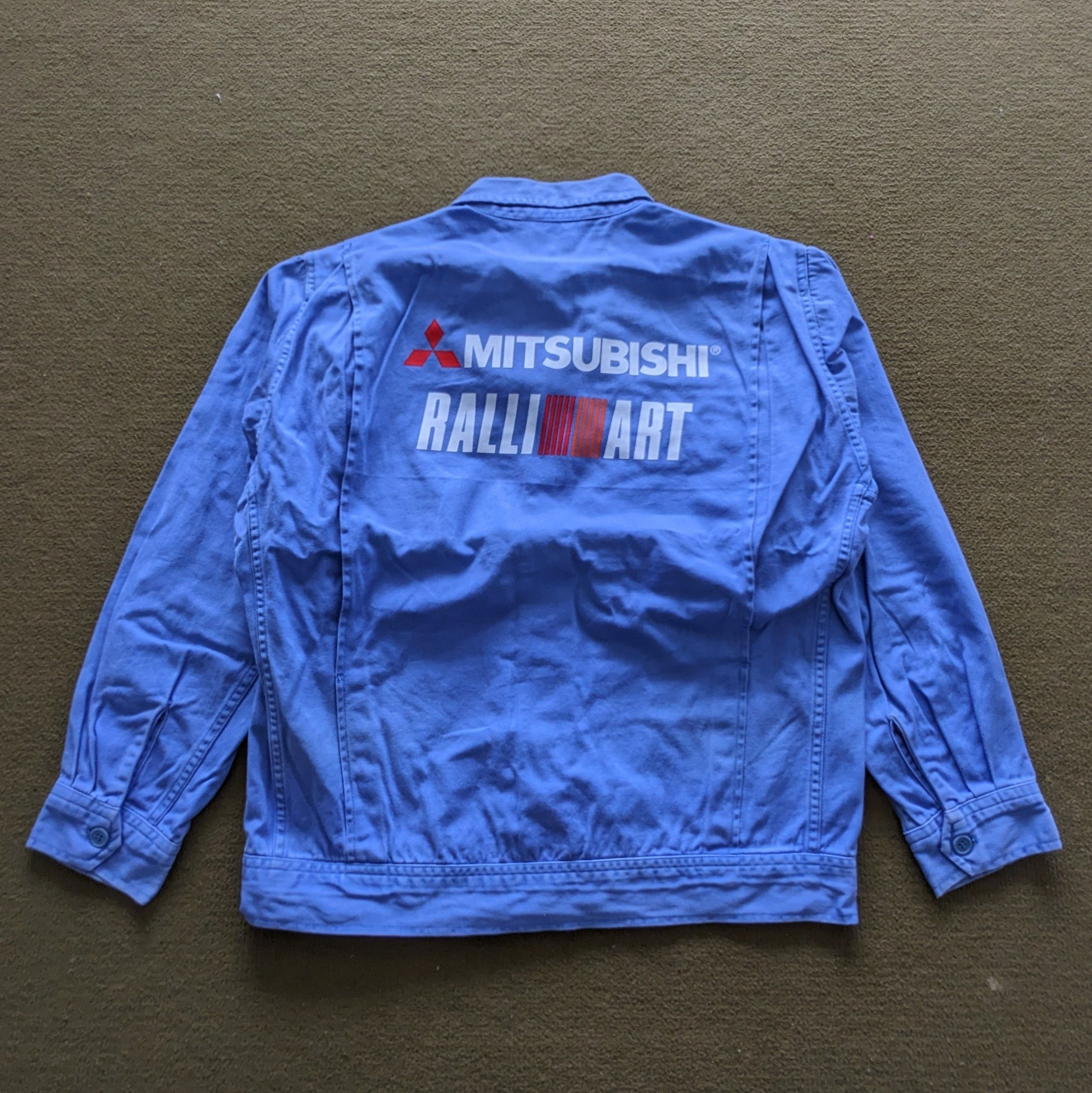 Japanese Brand Vintage MITSUBISHI RALLI ART Racing Custom Jacket Size US M / EU 48-50 / 2 - 3 Thumbnail