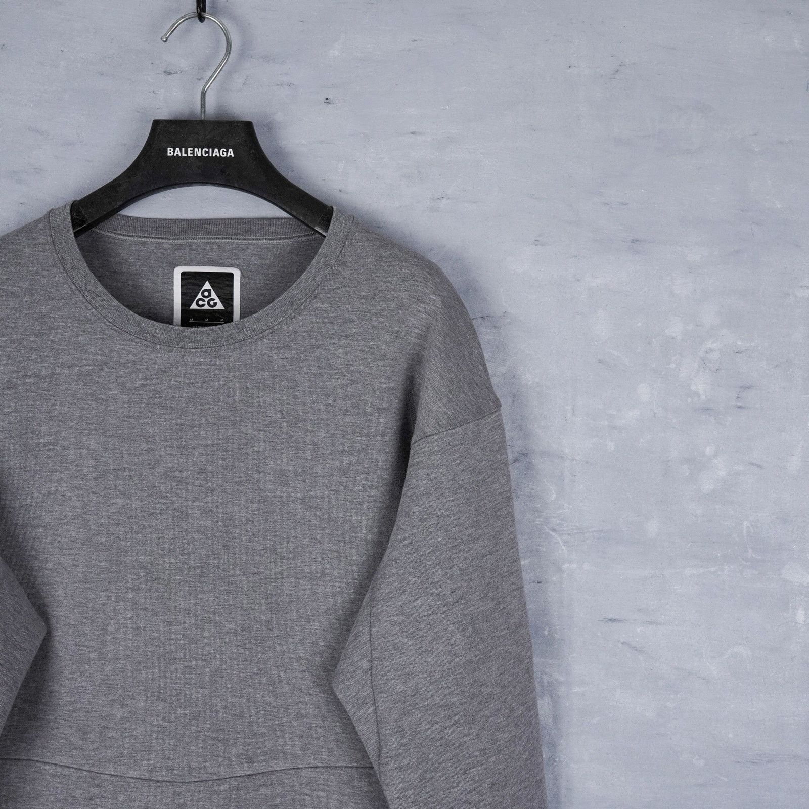 Nike ACG Nike acg lab ss18 gray crewneck relaxed fit logo sweatshirt Size US M / EU 48-50 / 2 - 2 Thumbnail