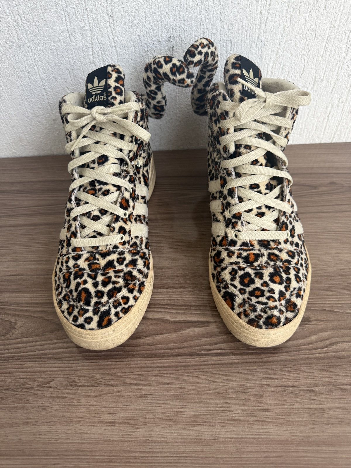 Adidas × Jeremy Scott Leopard sandstorm sneaker Size US 11 / EU 44 - 3 Thumbnail